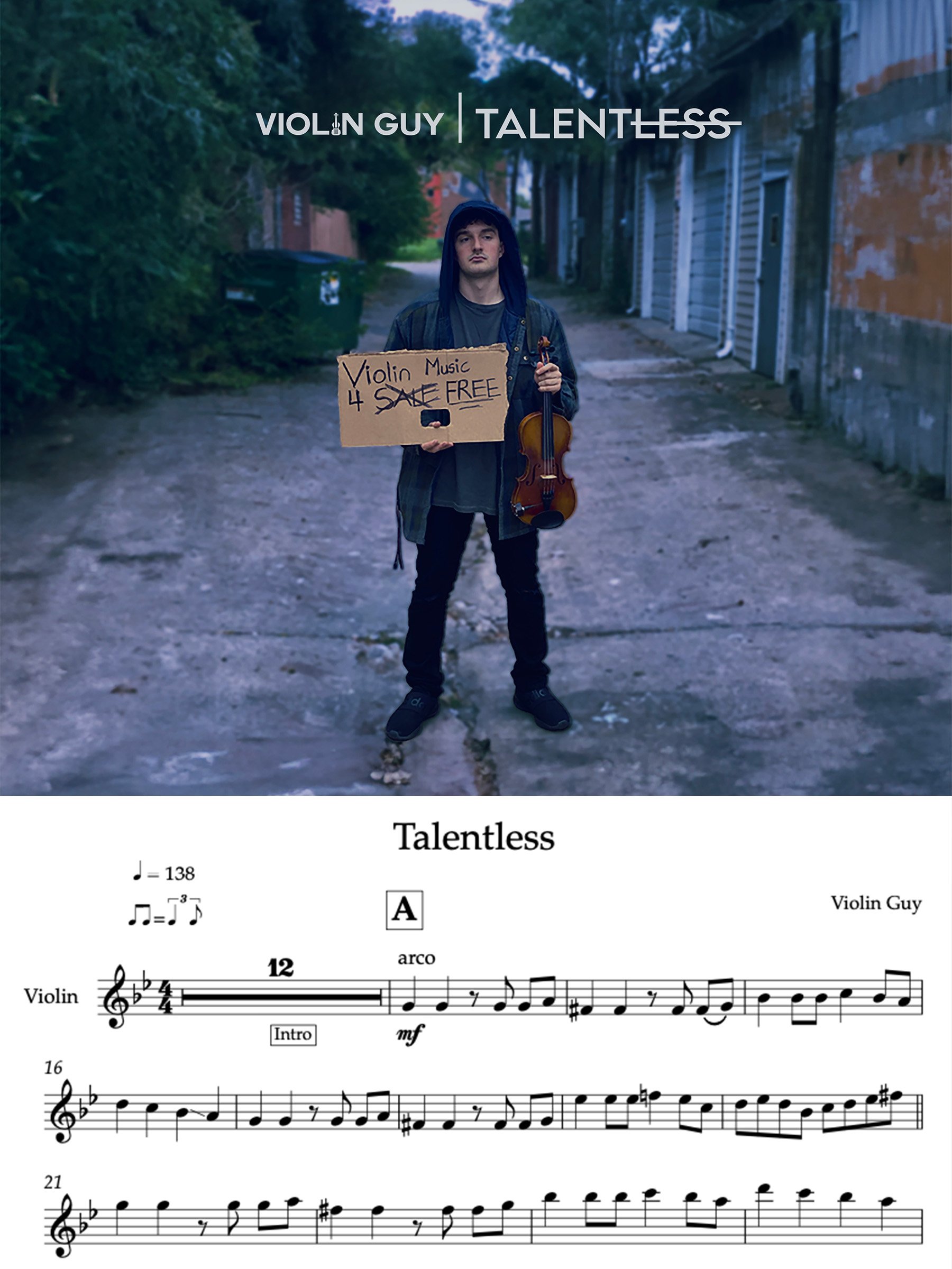 Talentless - Sheet Music product image (1)