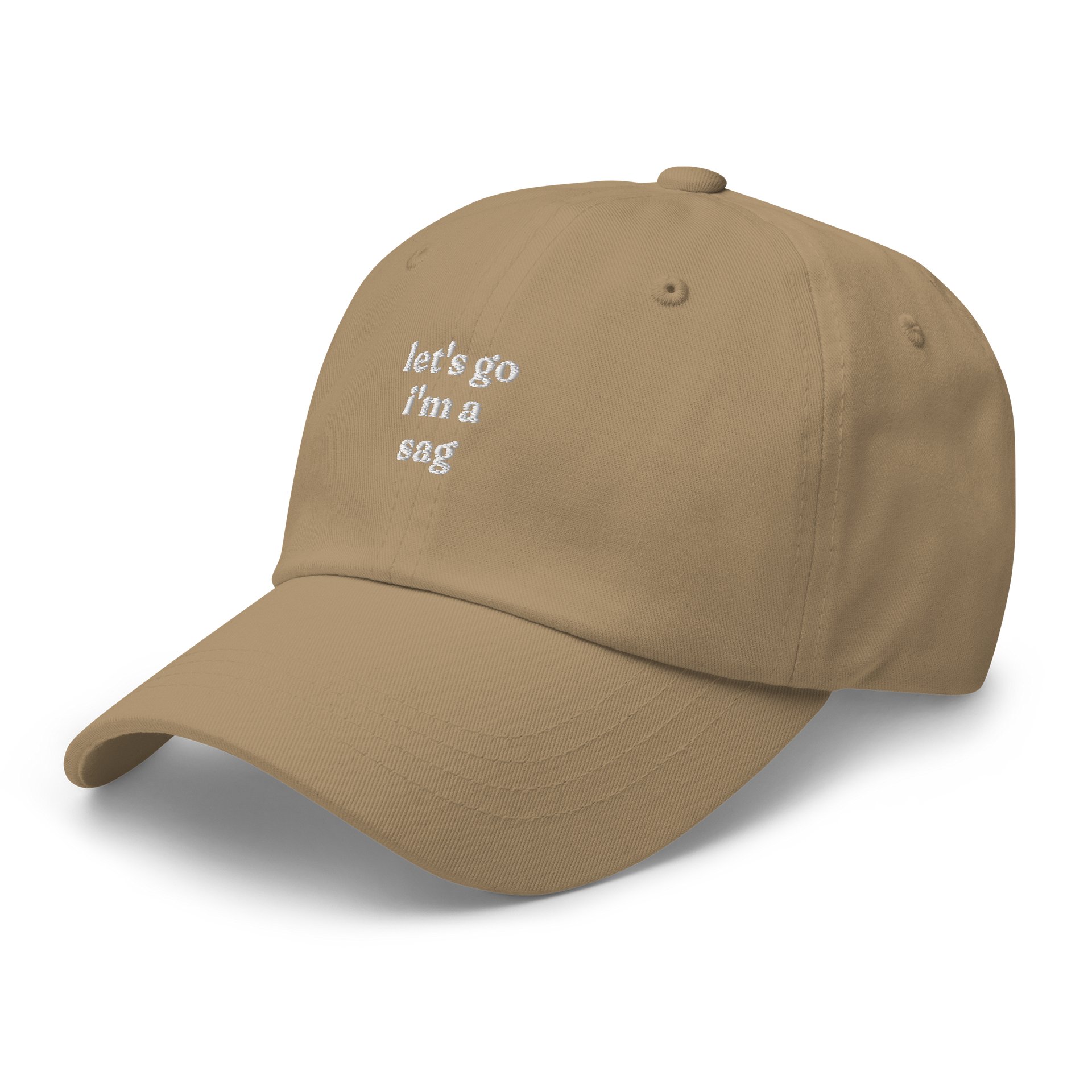 let's go sag embroidered cap product image (26)