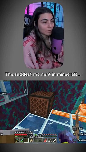 When Minecraft Becomes Too Real 😢💔
.
.
.
#videogames #Minecraft #sadmoment #twitchstreamer #gamergirlsofinstagram