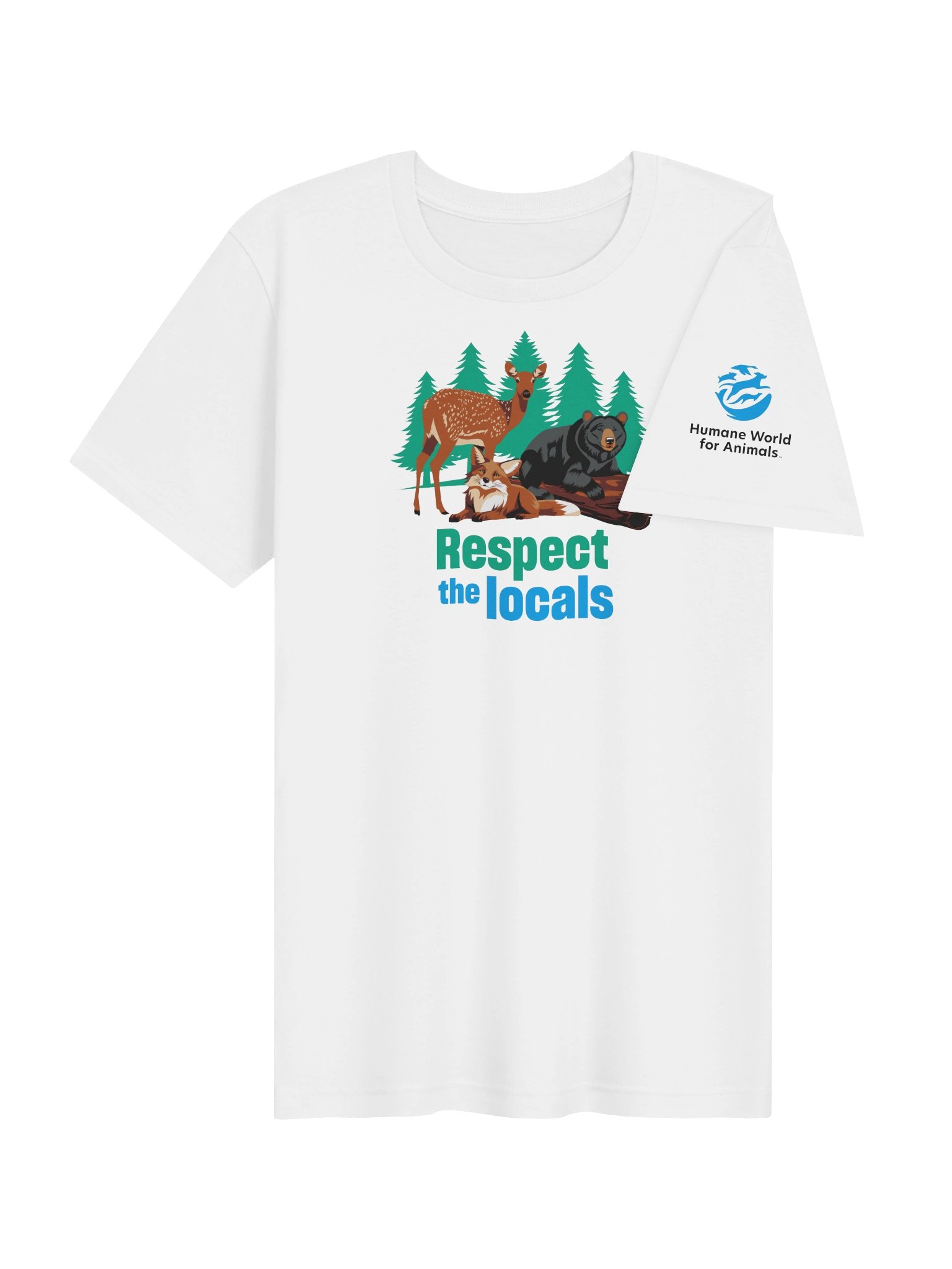 Respect the locals - T-shirt product image (9)