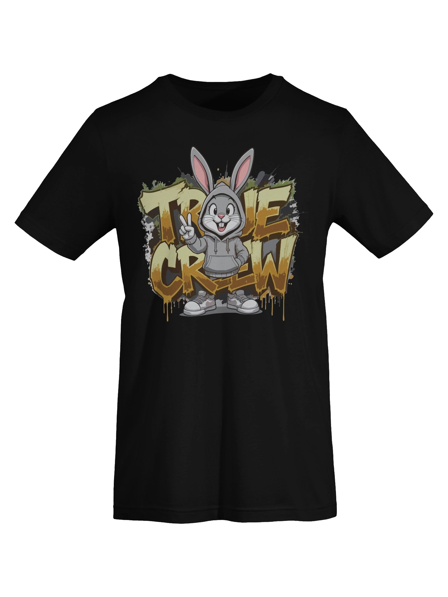 Peaceful Rabbit Hoodie T-Shirt - Unisex T-Shirt – Premium Printed T-Shirt for Everyday Casual & Streetwear product image (7)