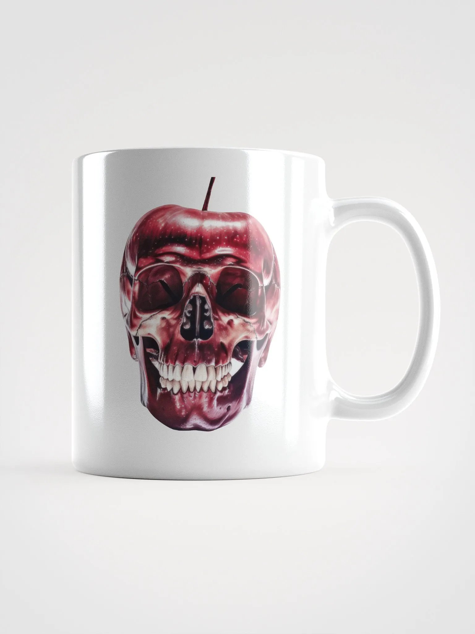 Eerie Apple Skull Mug product image (3)