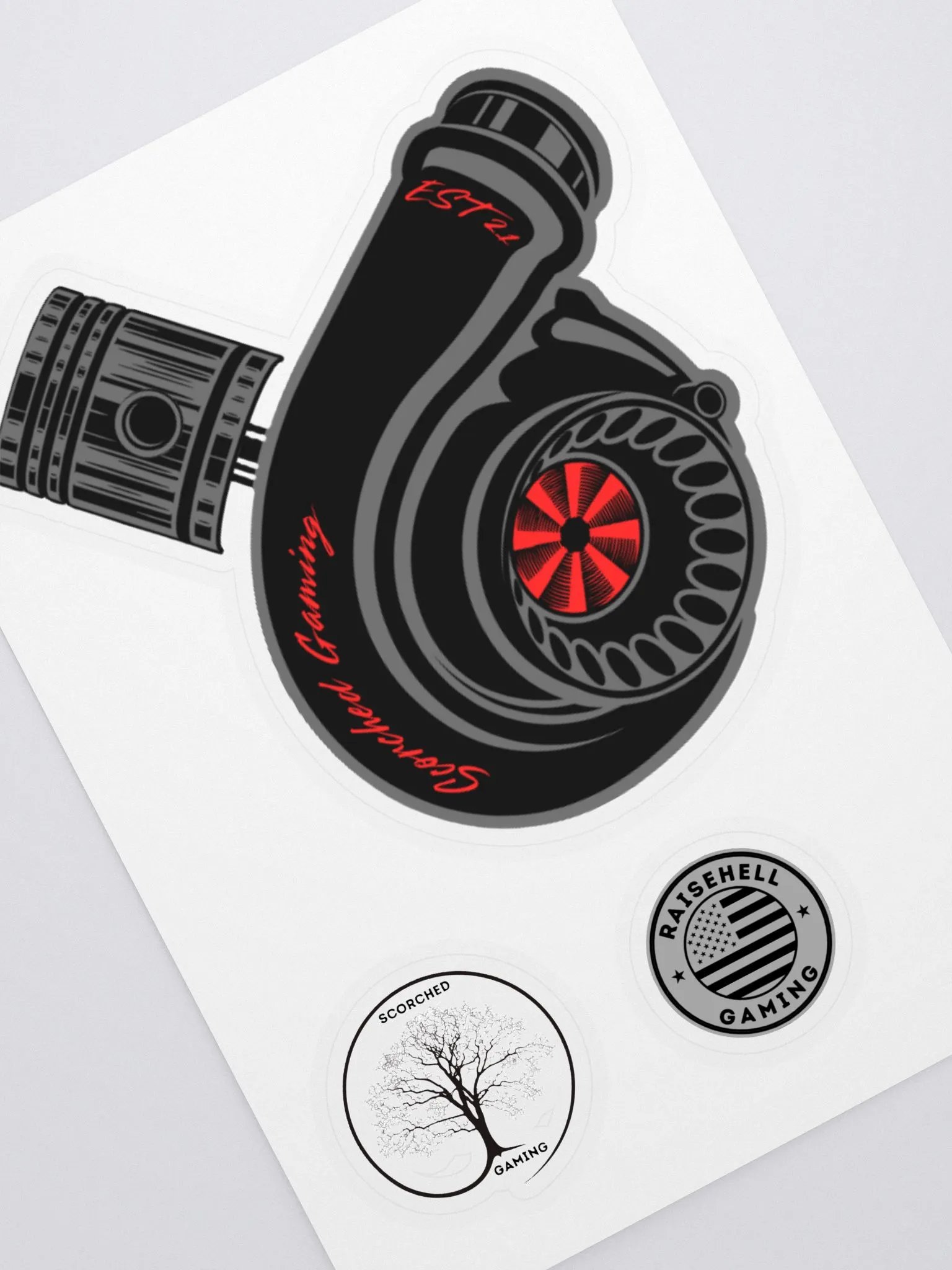 RaiseHellGaming Scorched Gaming Sticker Bundle product image (2)