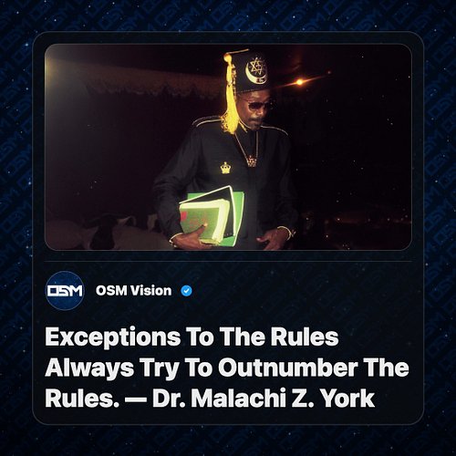 💡 Daily Wisdom from Dr. Malachi Z. York

📖 Read it. Reflect. Share it forward.

🔁 Repost to spread the knowledge 

📍 Where ar...