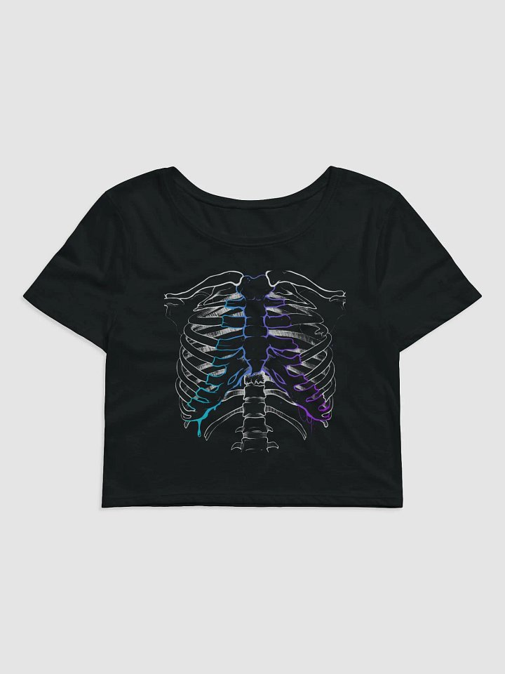 Gradient Rib Crop - Black product image (1)