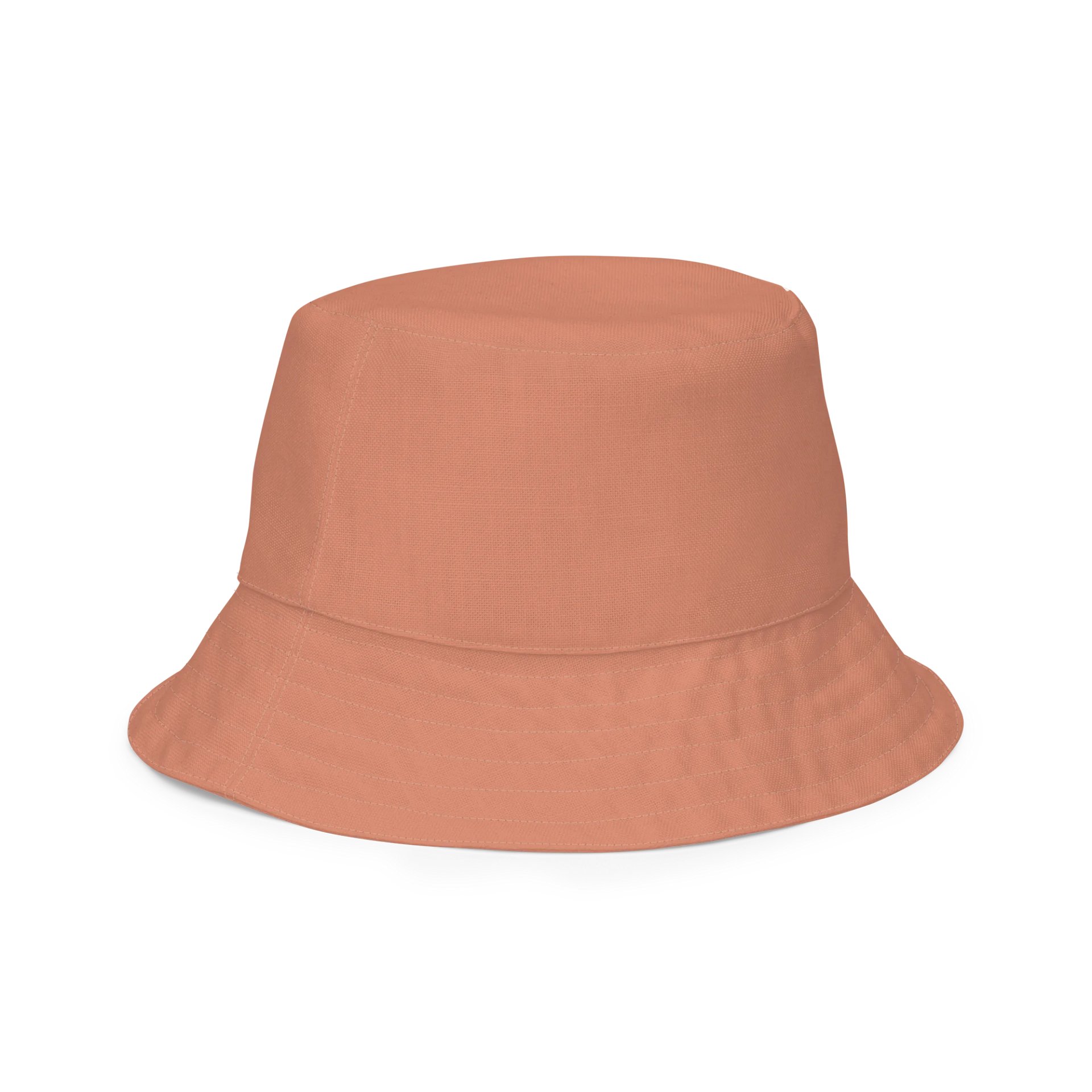 Vintage Romance Reversible Floral Bucket Hat – Rose & Peach Interior product image (4)