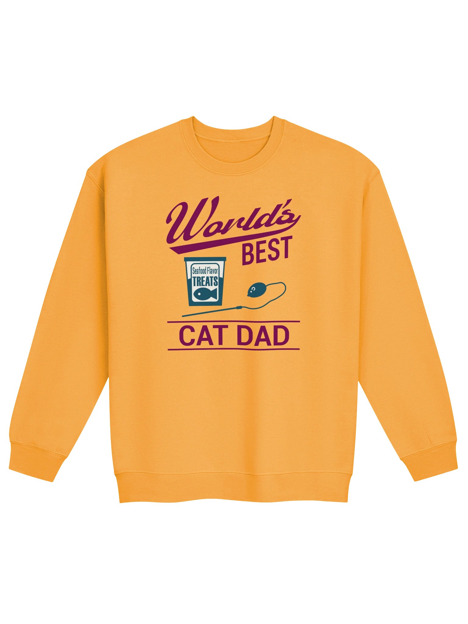 World's Best Cat Dad - Unisex Adult Sweatshirt product image (1)