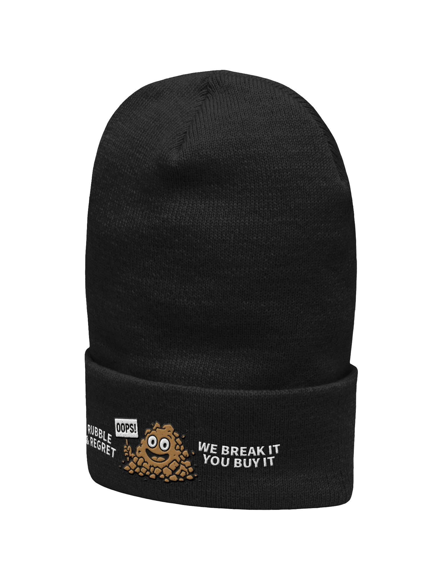 Rubble & Regret “Cuffed Chaos” Beanie product image (3)