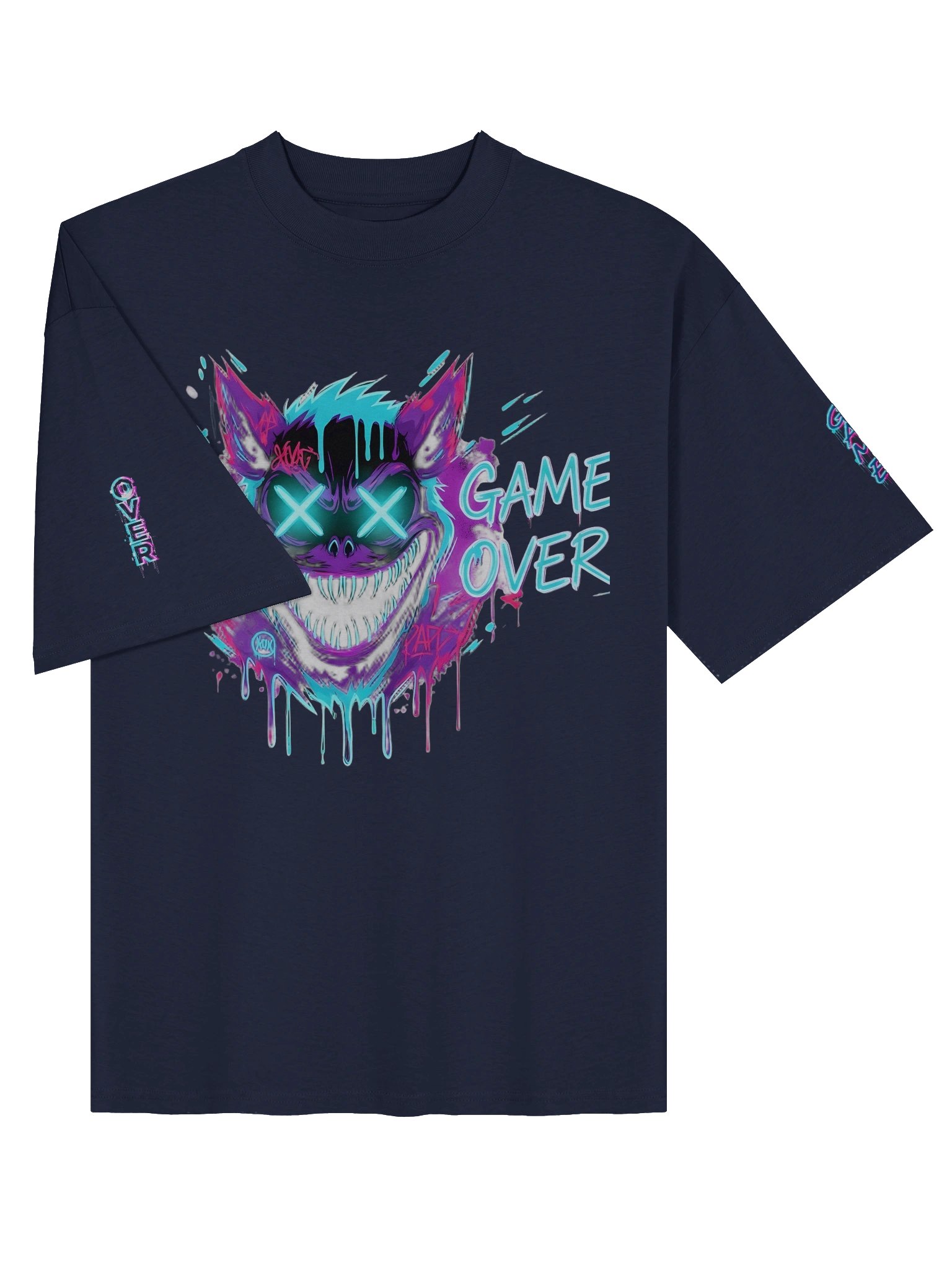 Neon Drip Game – Unisex Graphic T-Shirt product image (9)