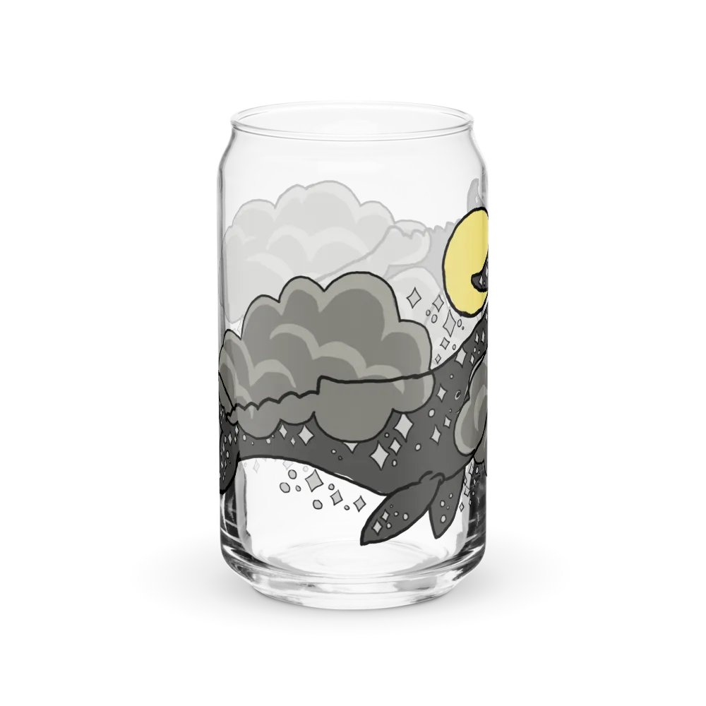 starry gray whale night sky can-shaped glass product image (10)