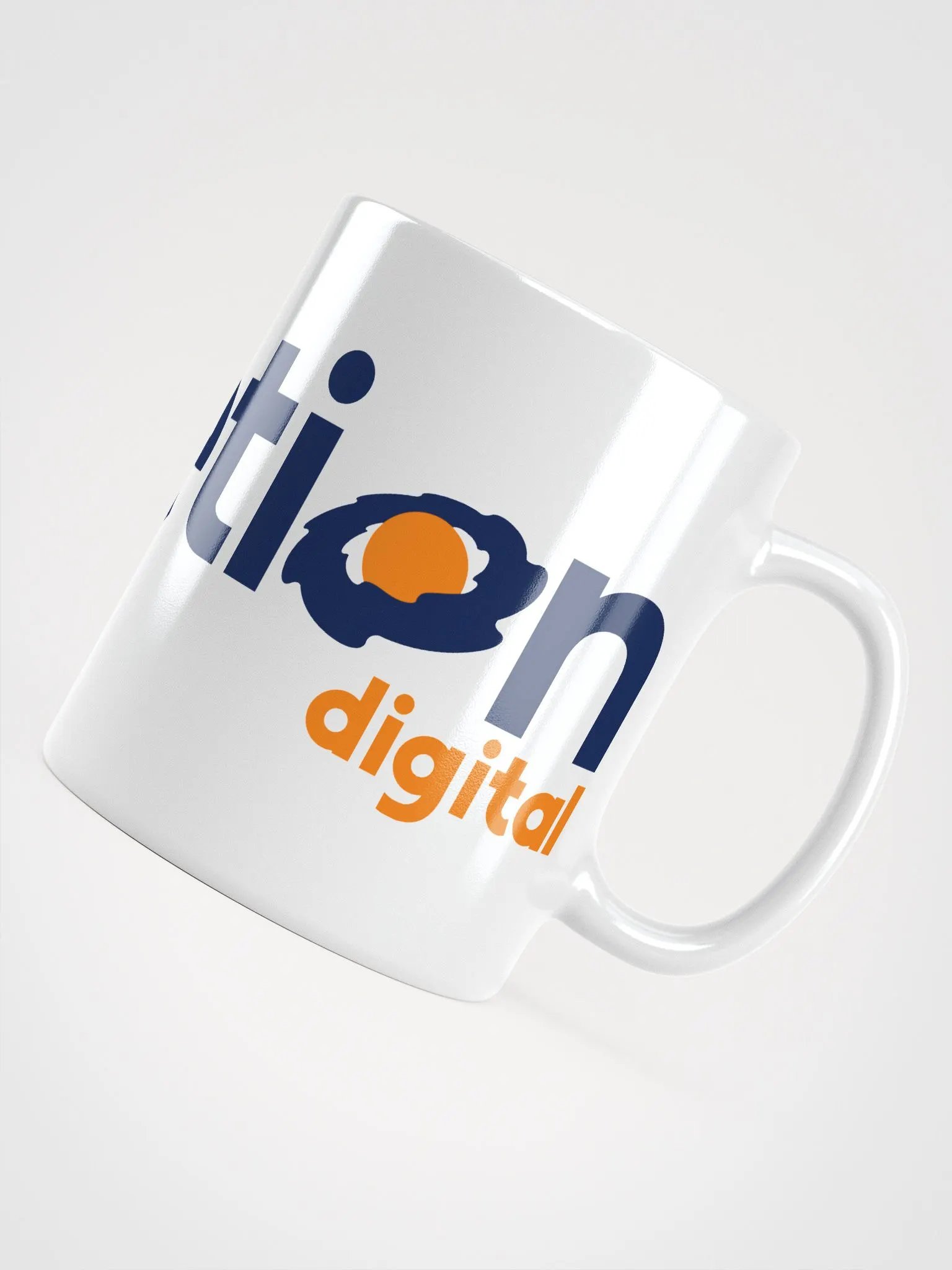 White Glossy Mug product image (4)