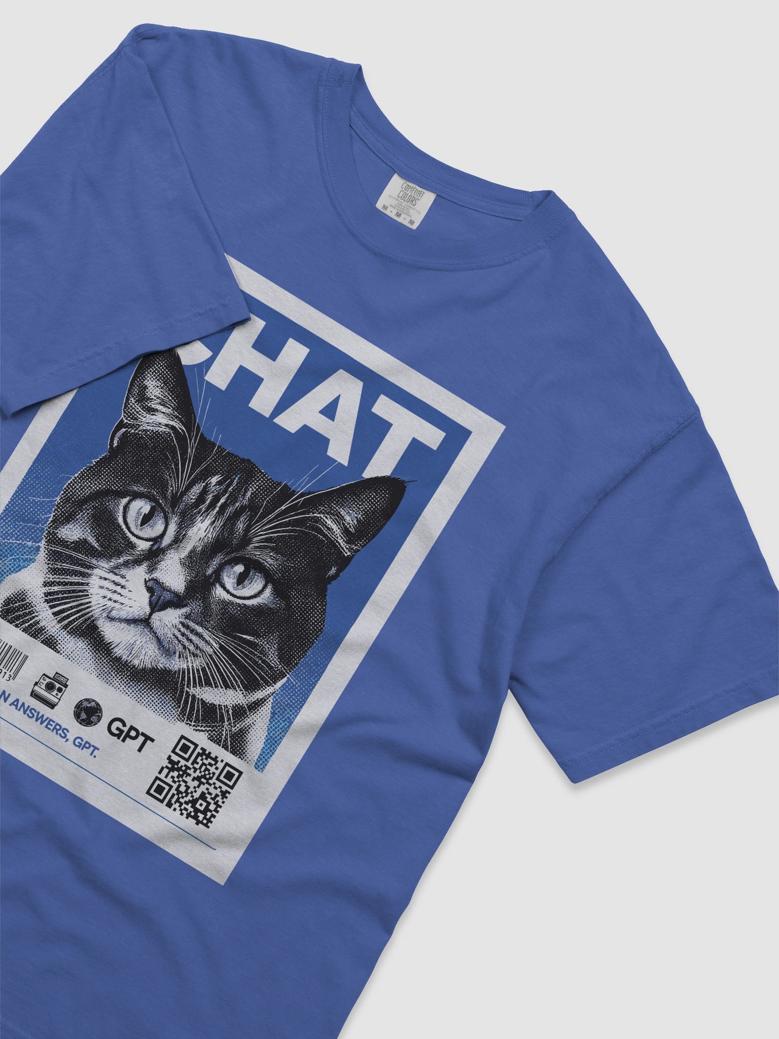 Meow Me An Answers" T-Shirt - The AI Cat product image (2)
