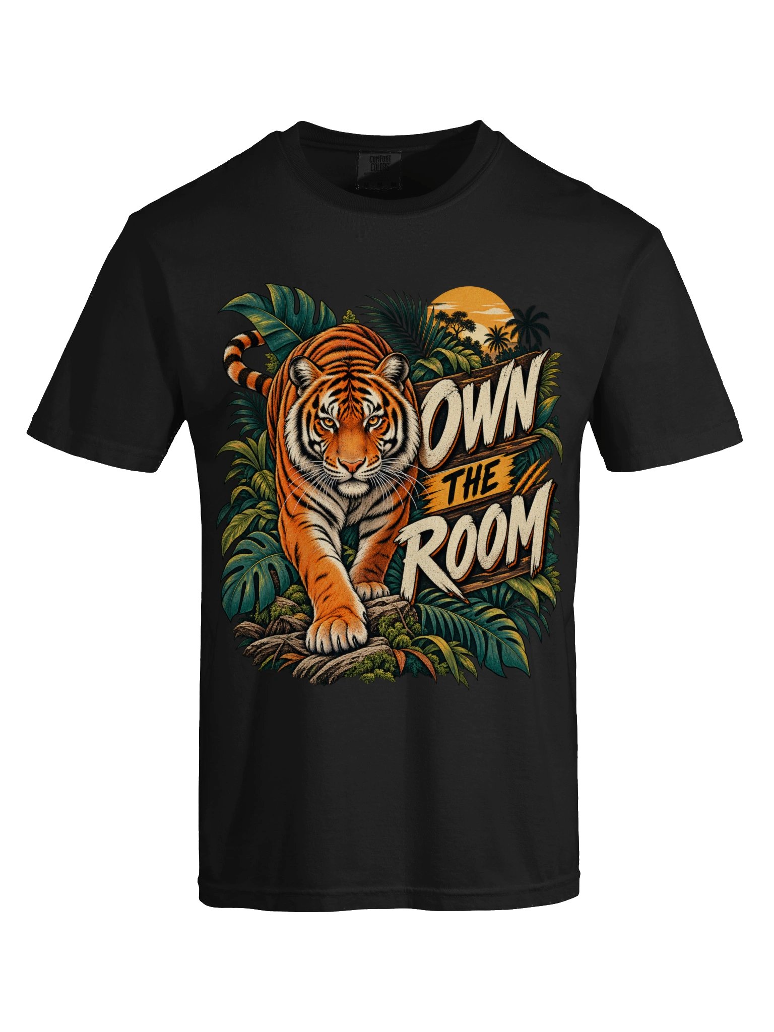 Tiger Own The Room - Sarcastic Funny Animal Lover T-Shirt | Bold Tiger Confidence Tee product image (1)