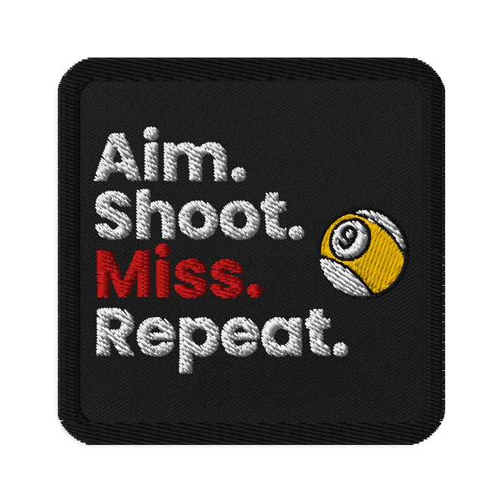 9-ball Pool Life Patch (Black) product image (1)