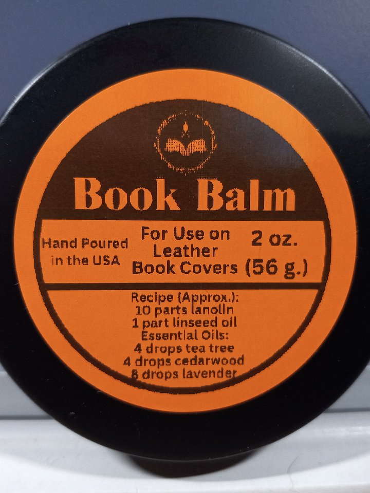 Book Balm - Reconditioning Oil for Leather Book Covers product image (1)