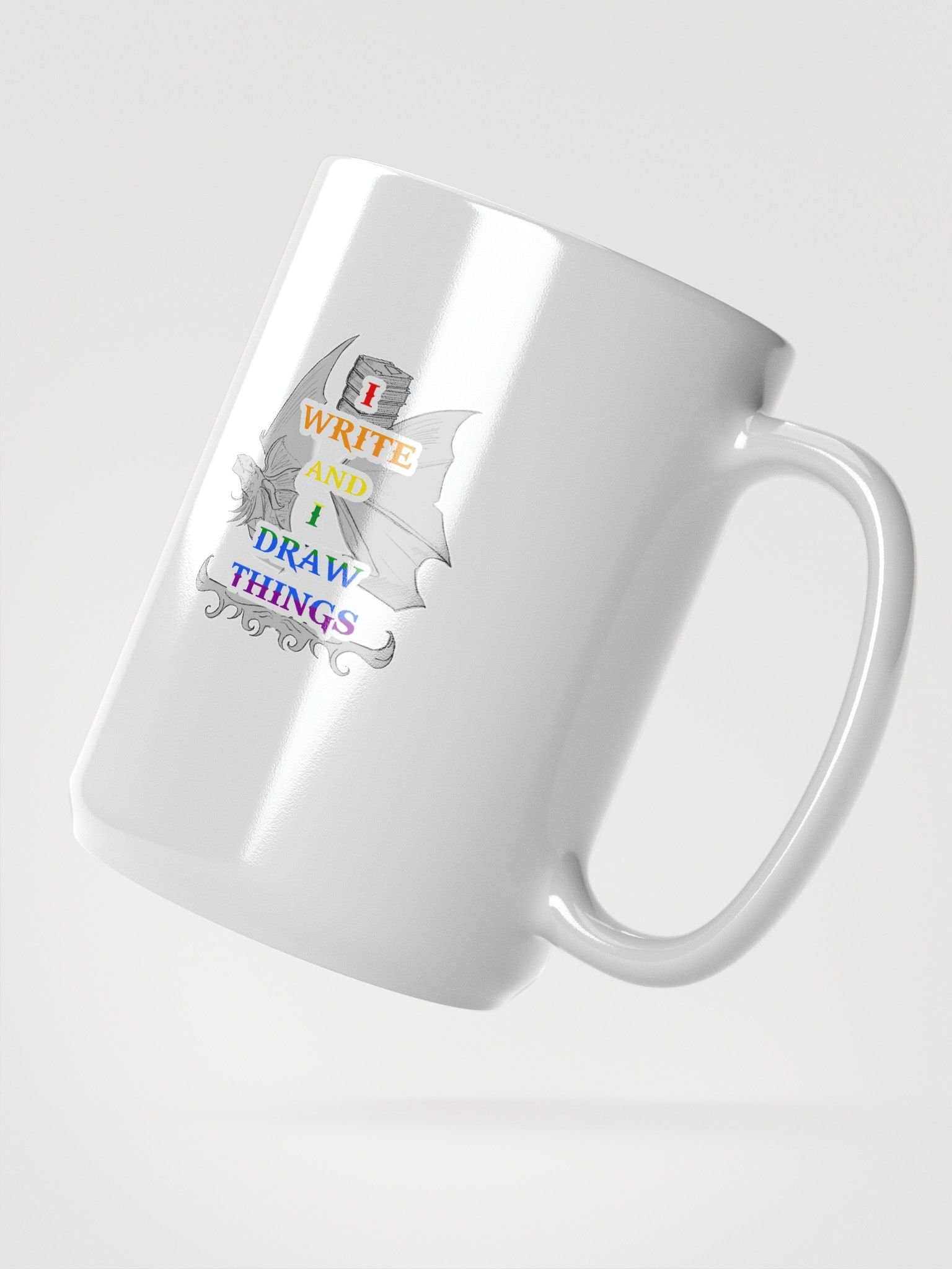 I Write And I Draw Things - Mug - Pride product image (2)