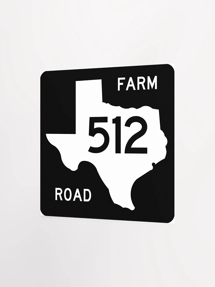 Texas Farm Road Sign FM 512 Poster product image (4)