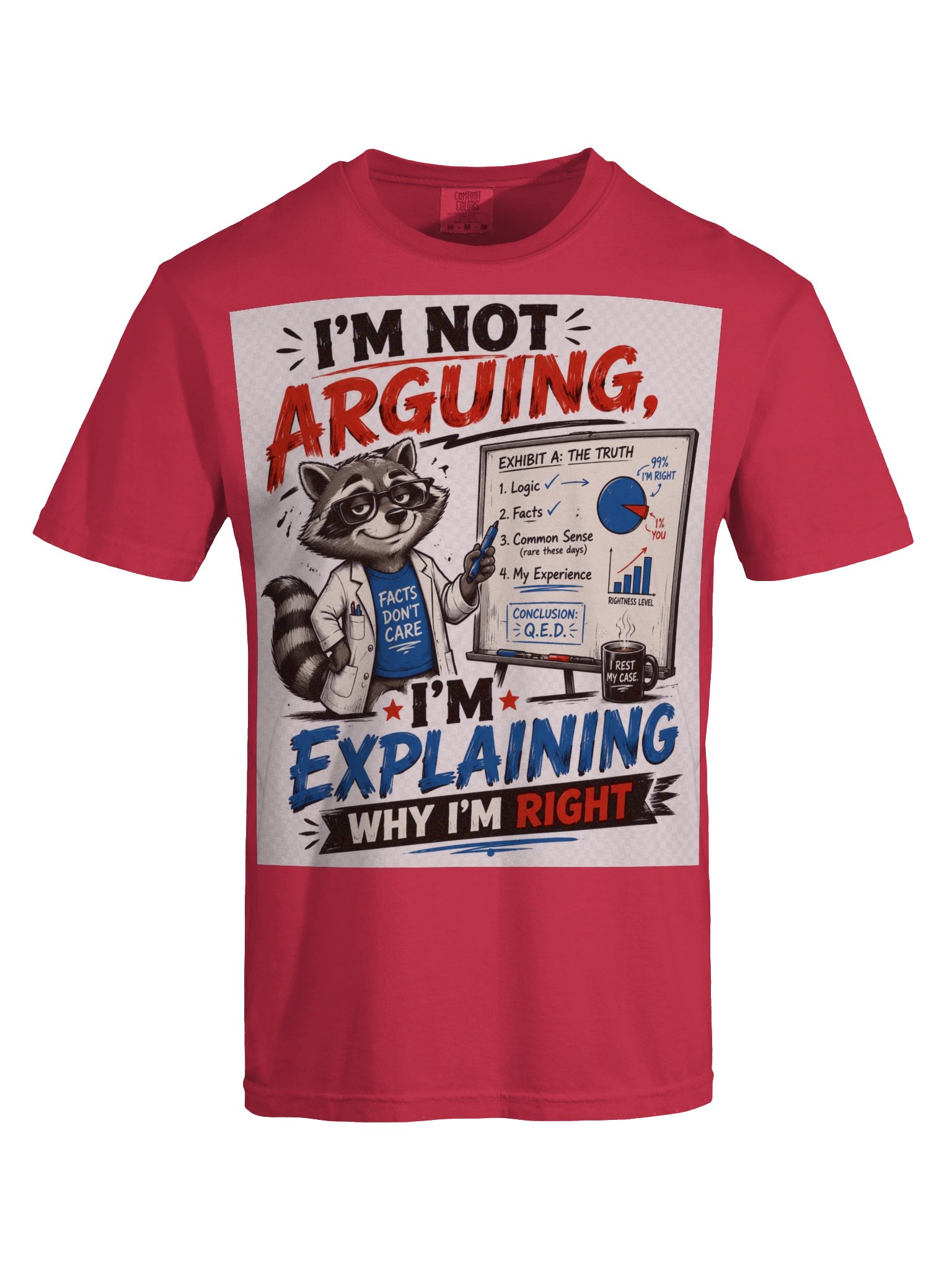 I’m Not Arguing I’m Explaining Why I’m Right Funny T-Shirt product image (63)