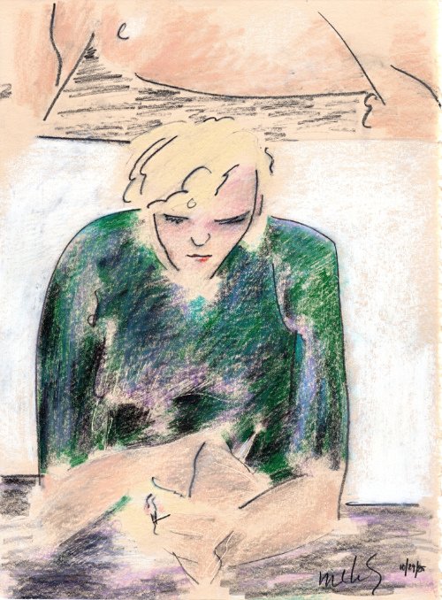 Woman Smoking 10.29.85 print product image (1)