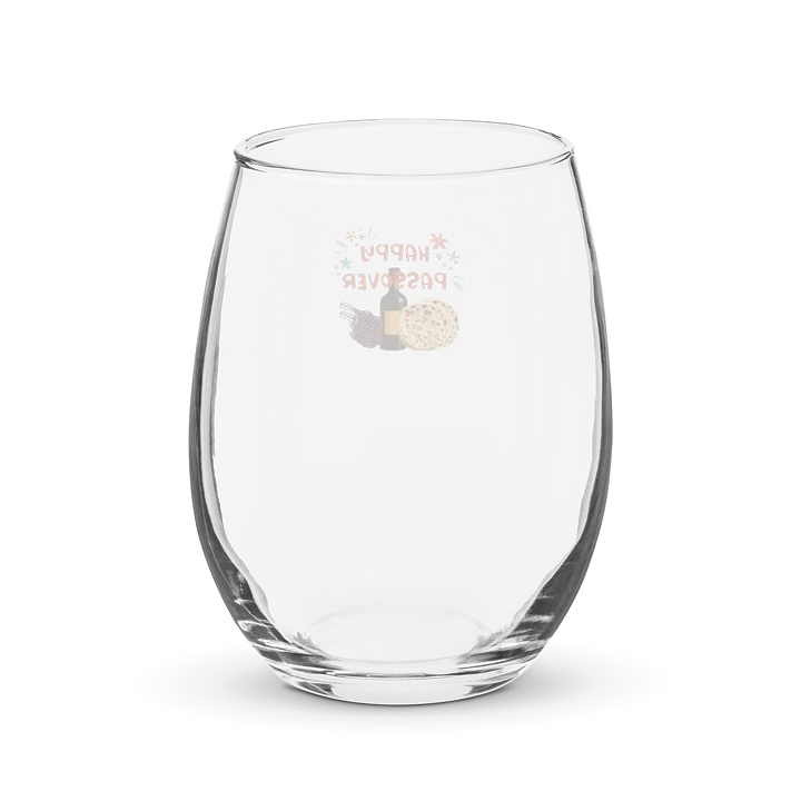 Passover Celebration Stemless Wine Glass product image (2)