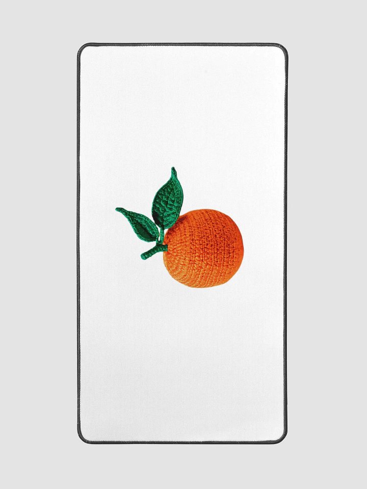 CozyAvocado Desk Mat 15.5" x 31.5" Orange #2 product image (2)