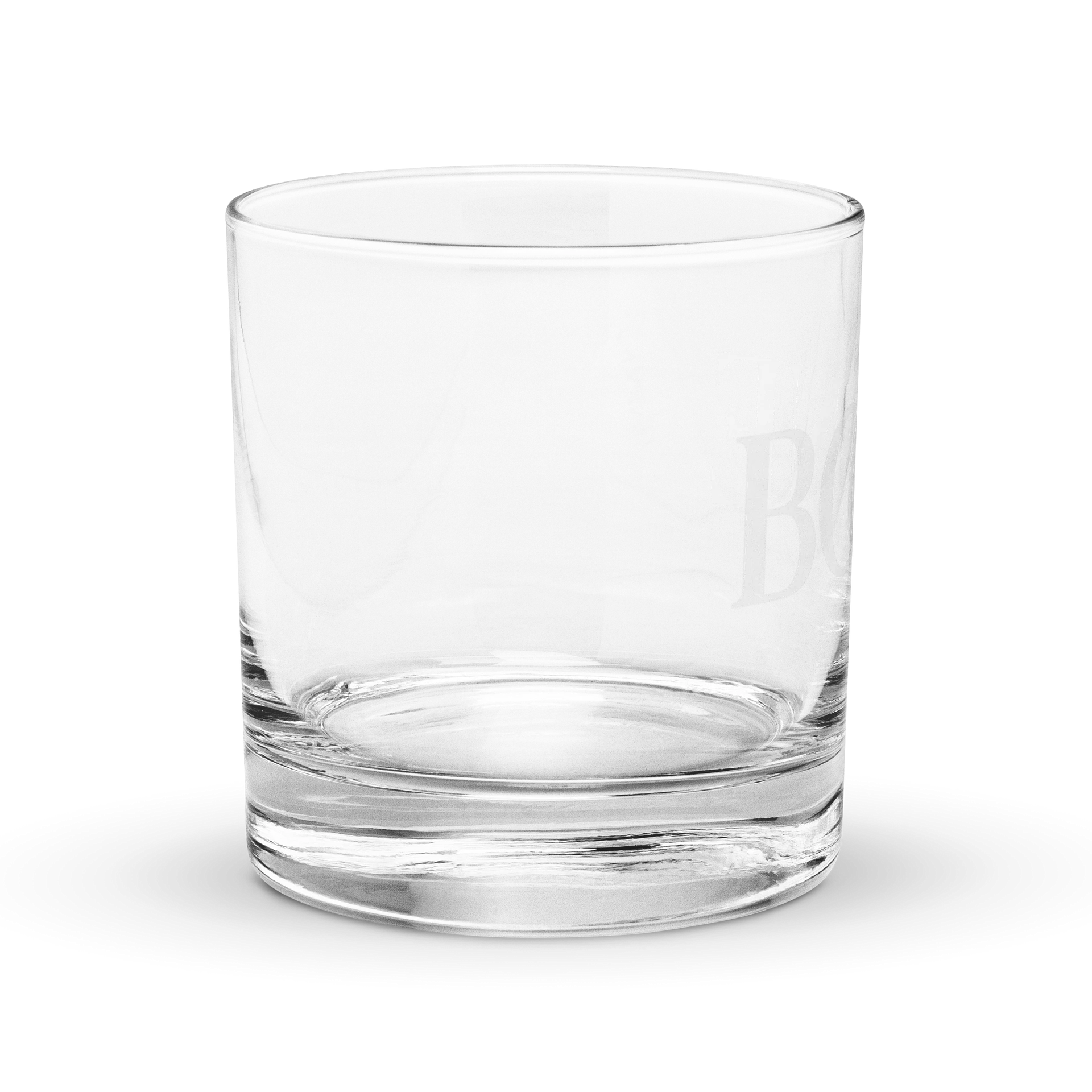Ryker Boone "Whiskey Weather" Rocks Glass (White Logo) product image (3)