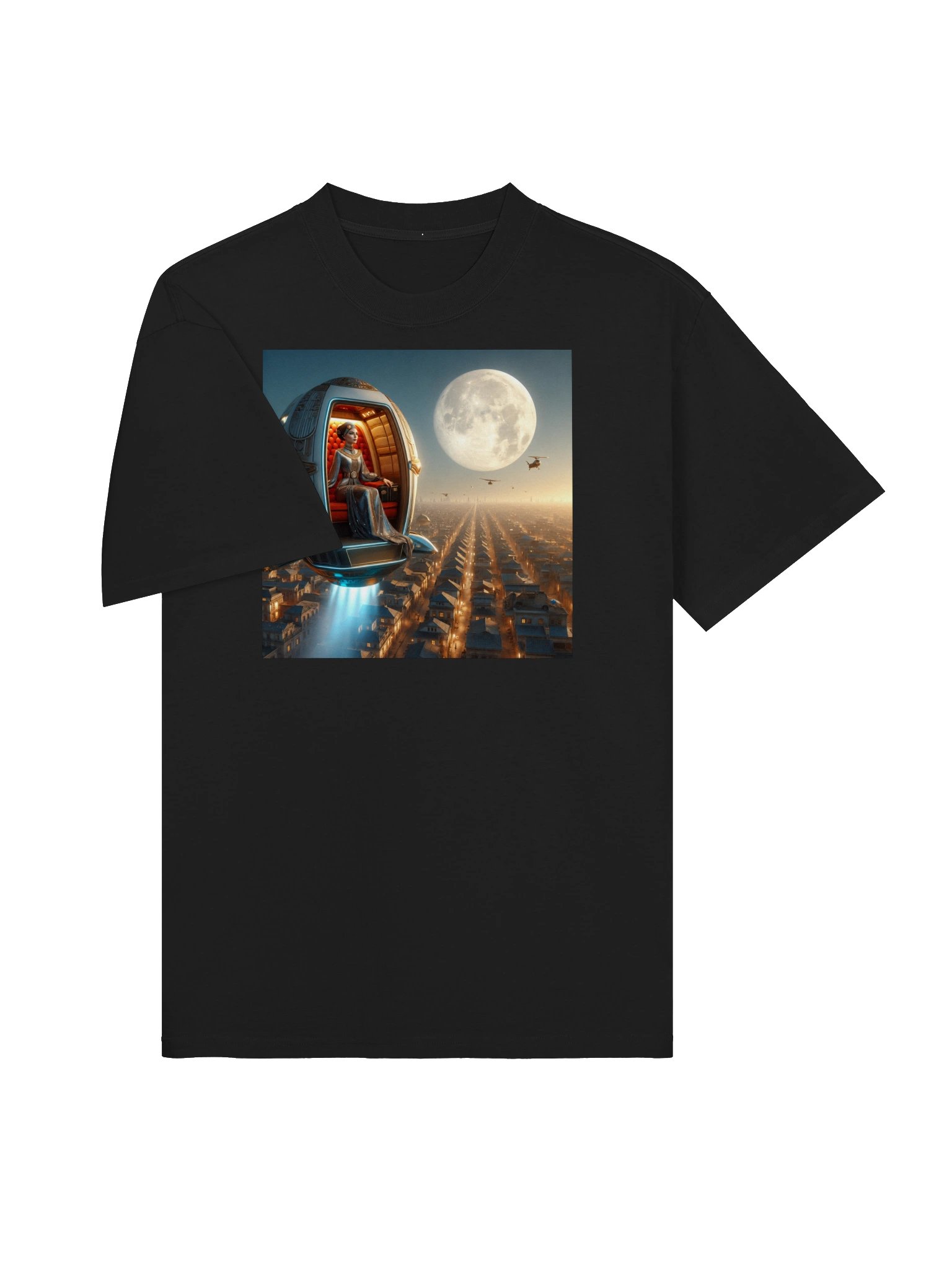 Retro Lunar Royalty Oversized Tee product image (3)