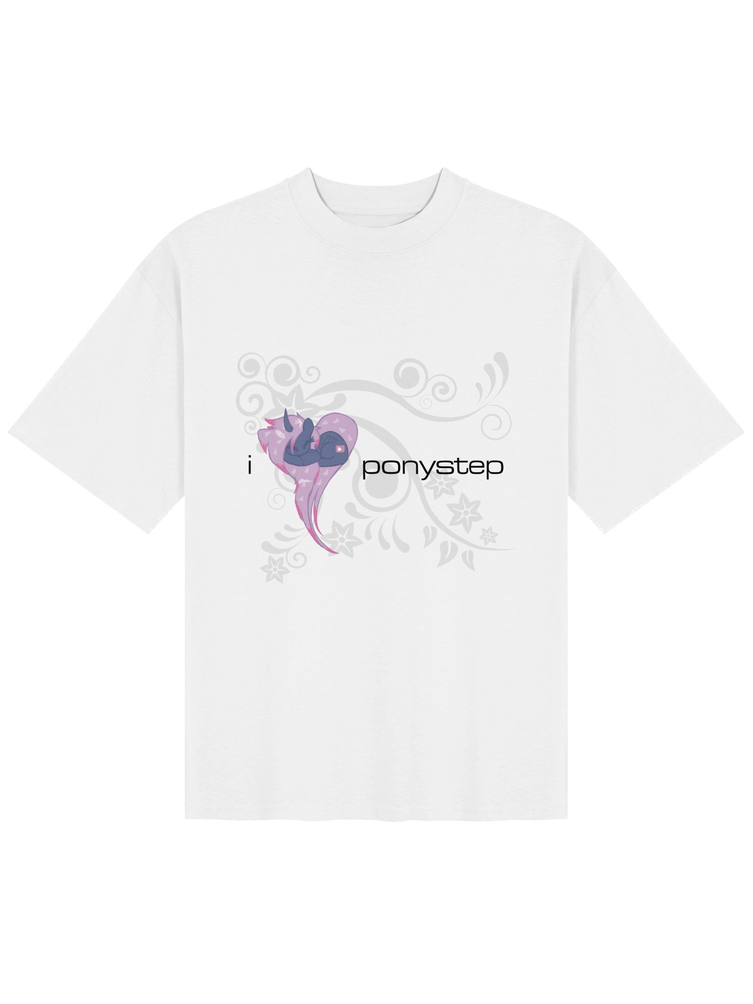 I Heart Ponystep Oversized Shirt BOW product image (1)