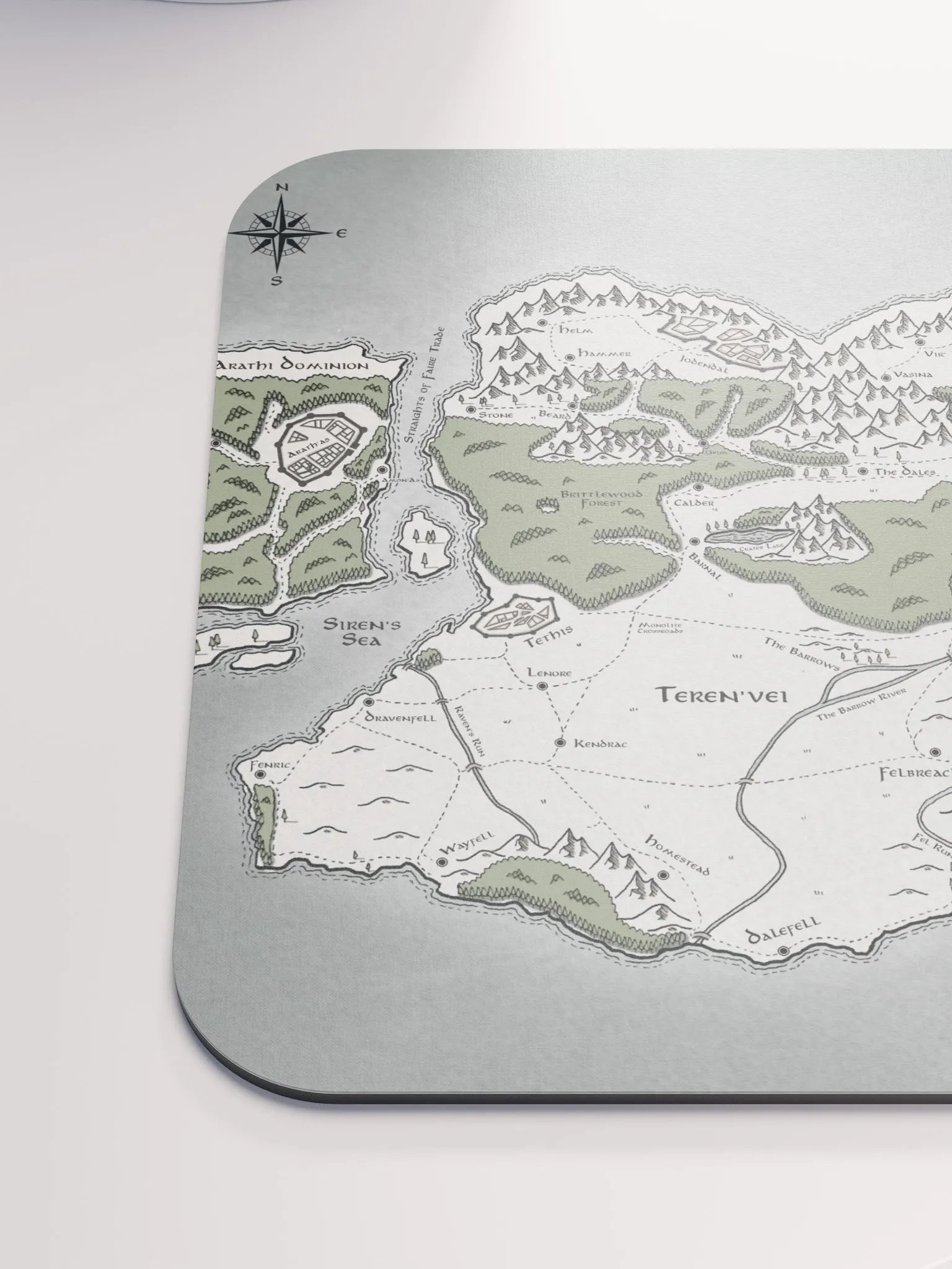 Teren'vei Map Mousepad product image (6)