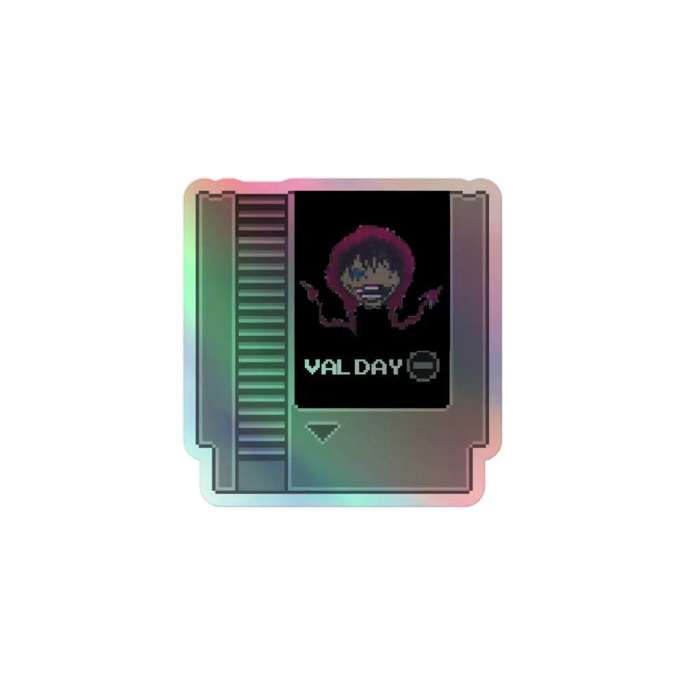 Valday Retro Logo NES Sticker product image (1)
