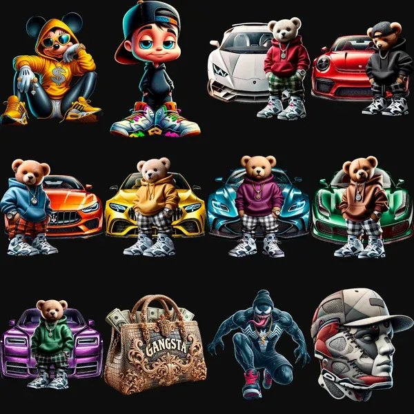 900+ Streetwear Designs Mega Bundle product image (3)