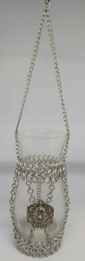 Snowflake Hanging Lantern Candleholder 2 piece set product image (2)