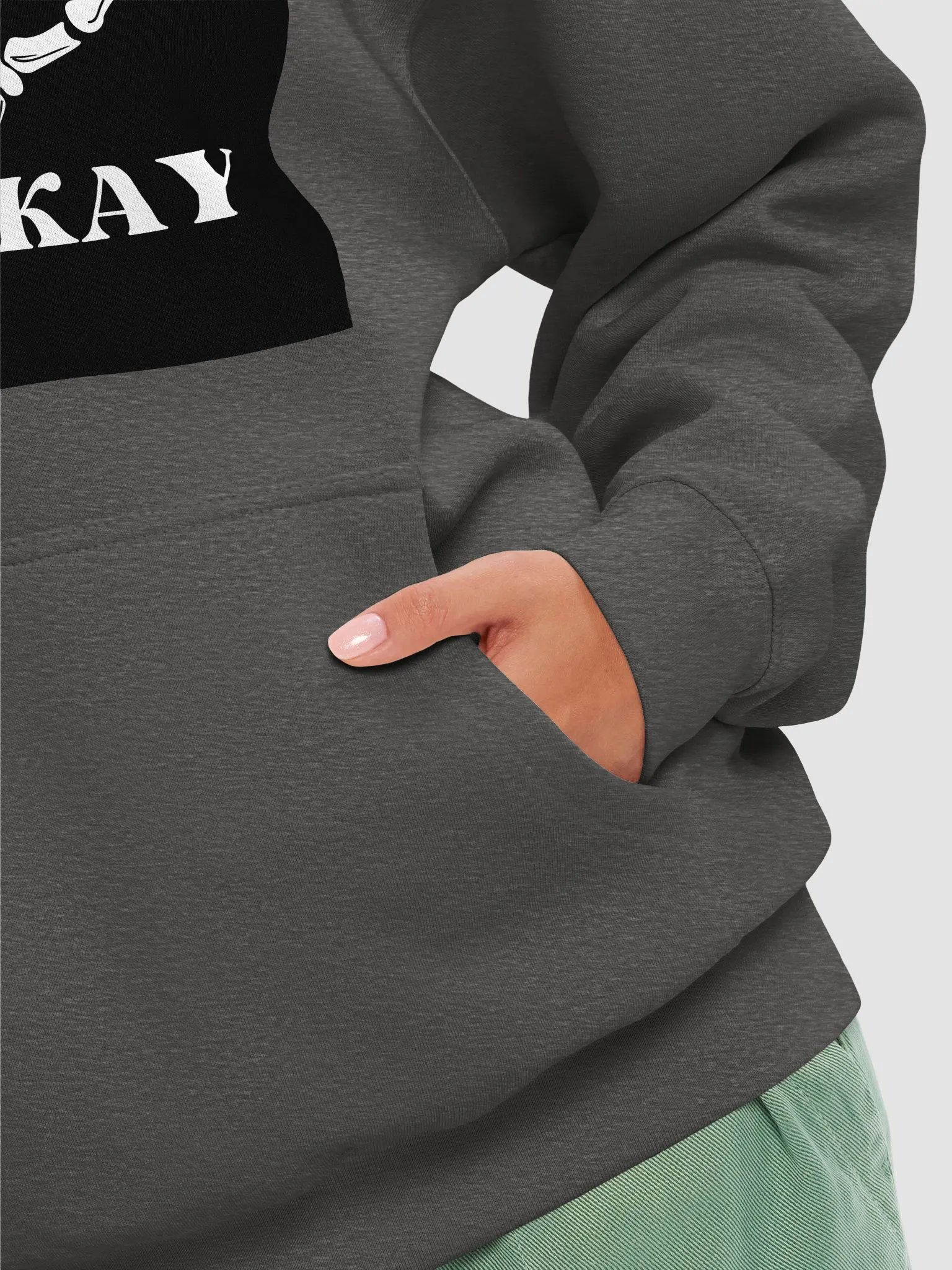 Skeleton Gesture Premium Hoodie product image (8)