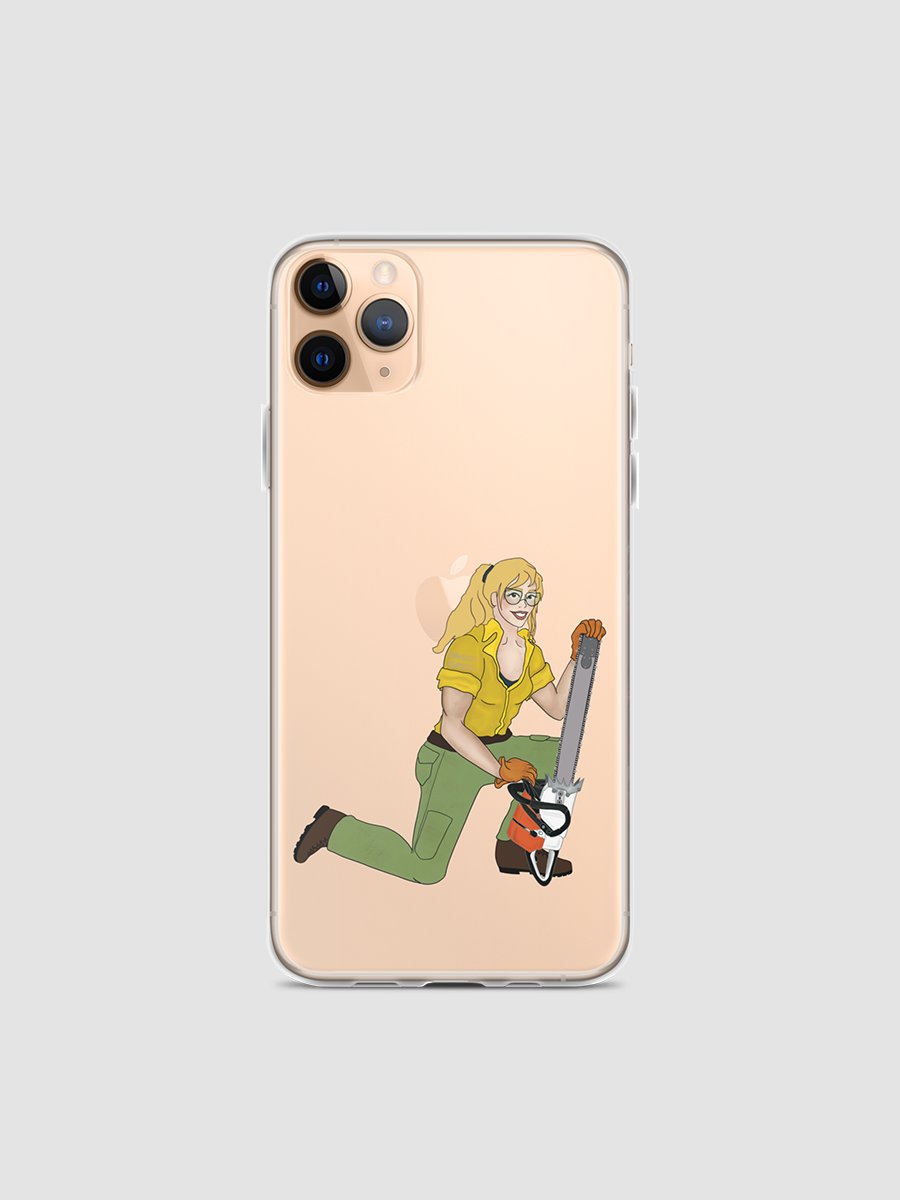 iPhone Case - Blonde Chainsaw Pinup product image (1)