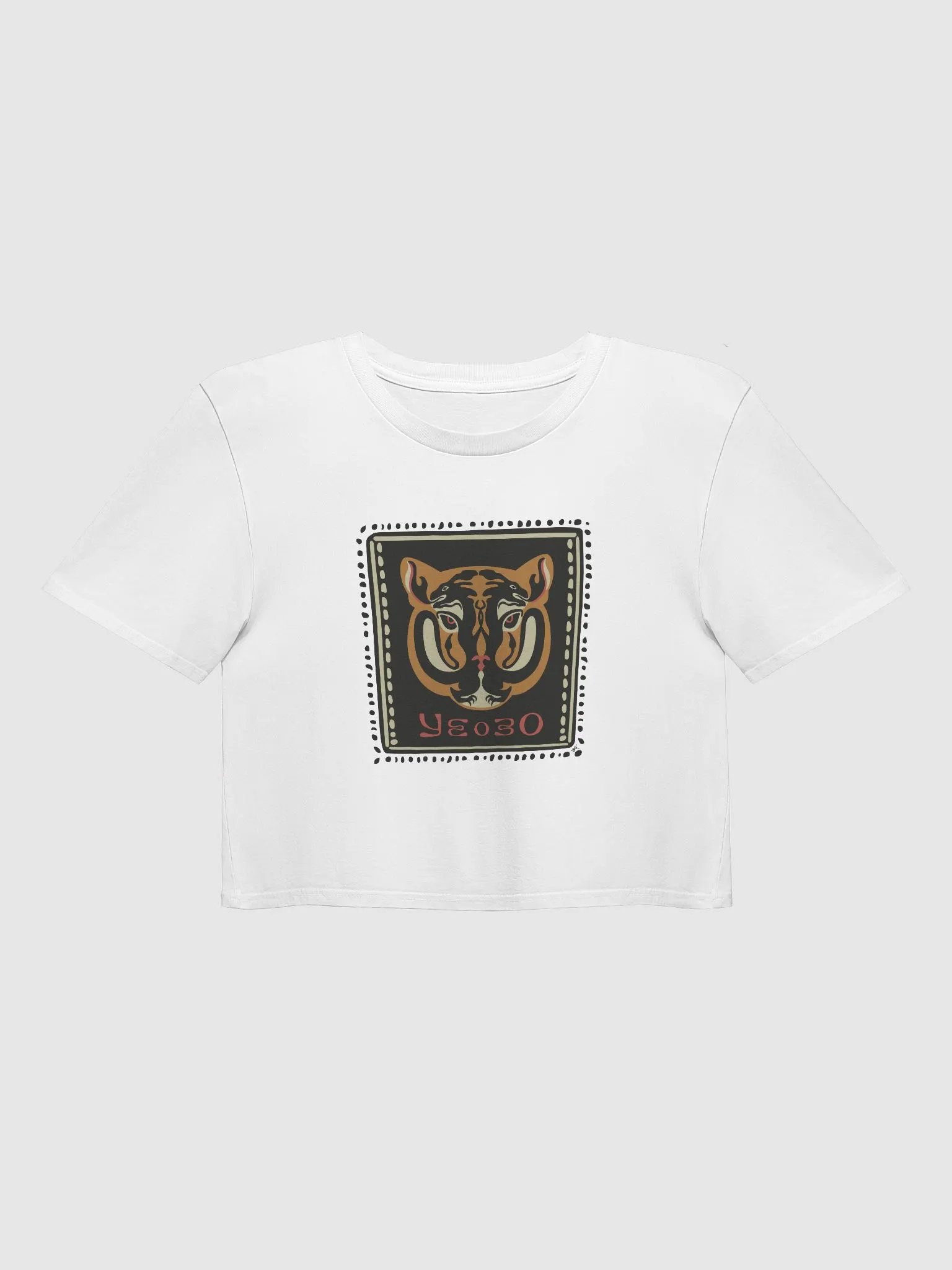 Yeobo Tiger White Crop Top product image (7)