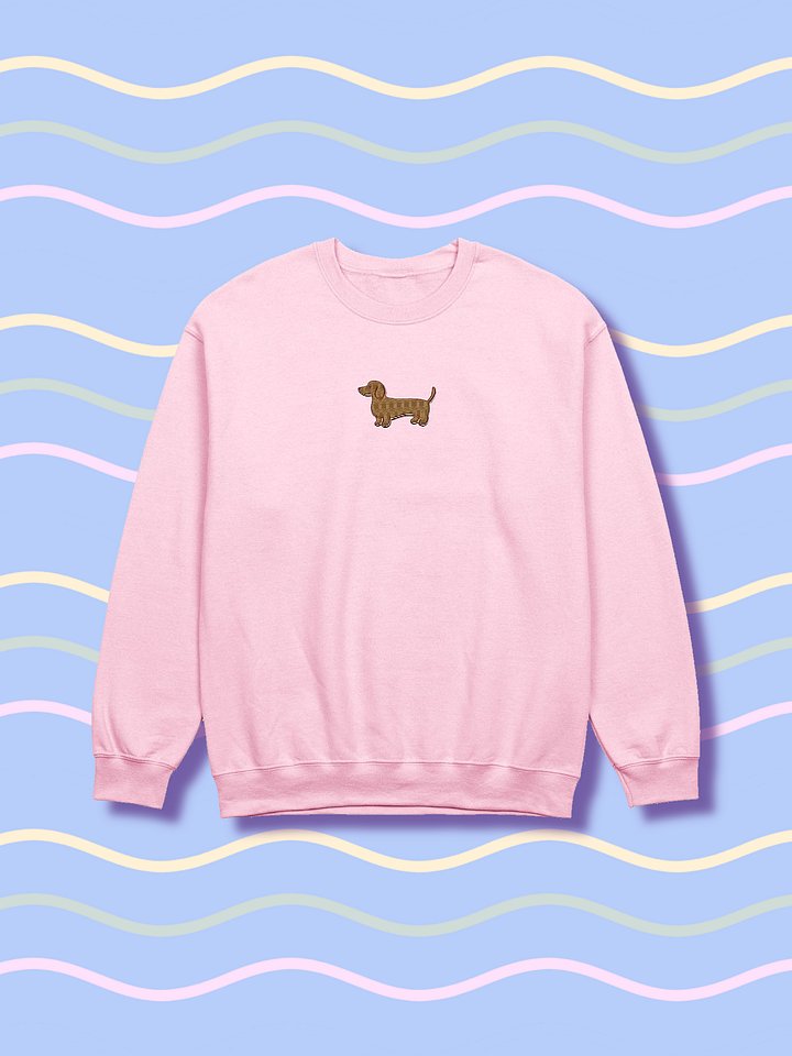 Dachshund Delight Crewneck Sweatshirt product image (1)