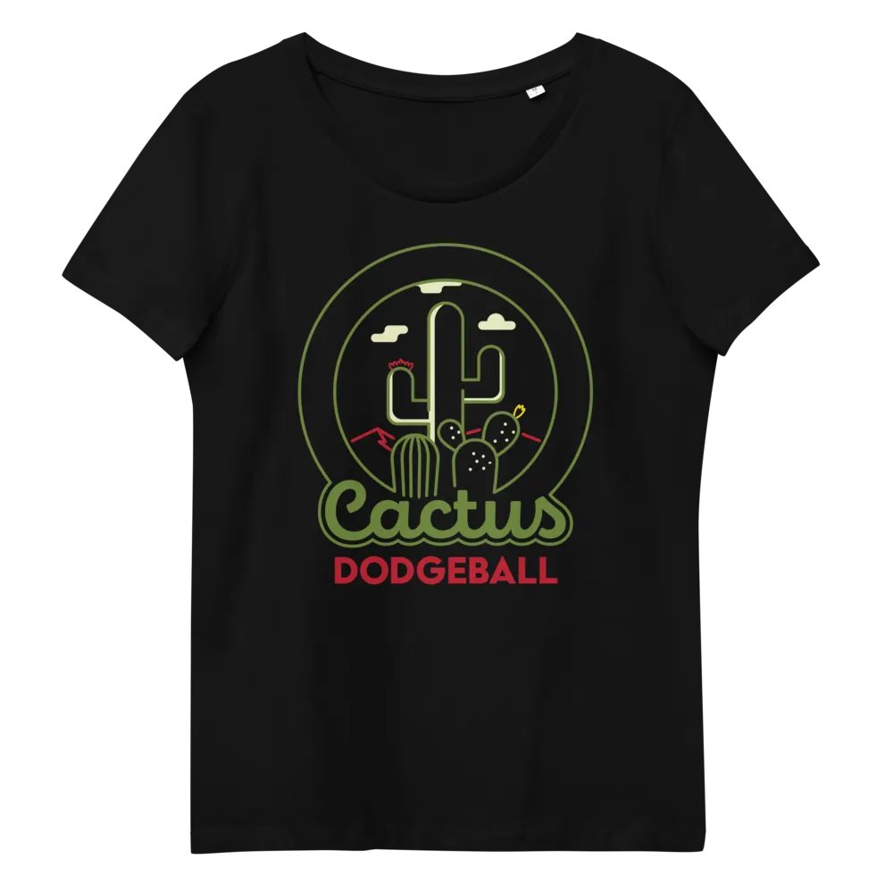 Cactus Dodgeball Women's Fitted Tee product image (11)