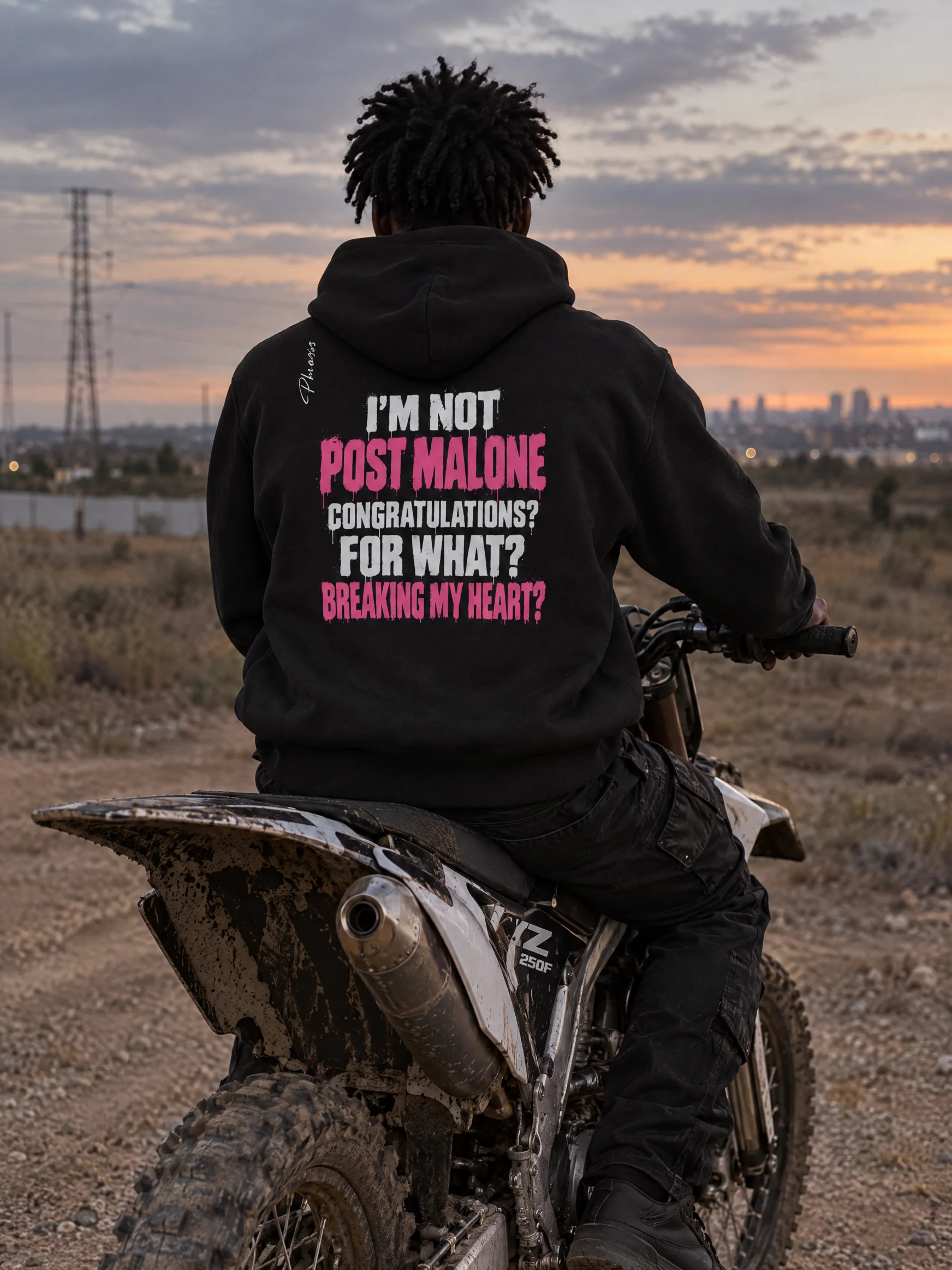 Post Malone - Congratulations - Hoodie — Black — photo 1 of 12