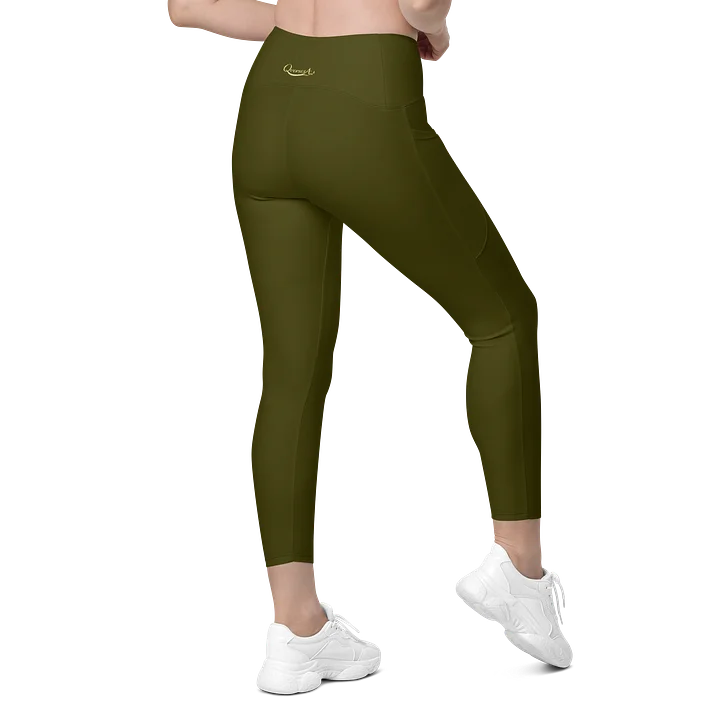 Green Leggings with Pockets product image (1)