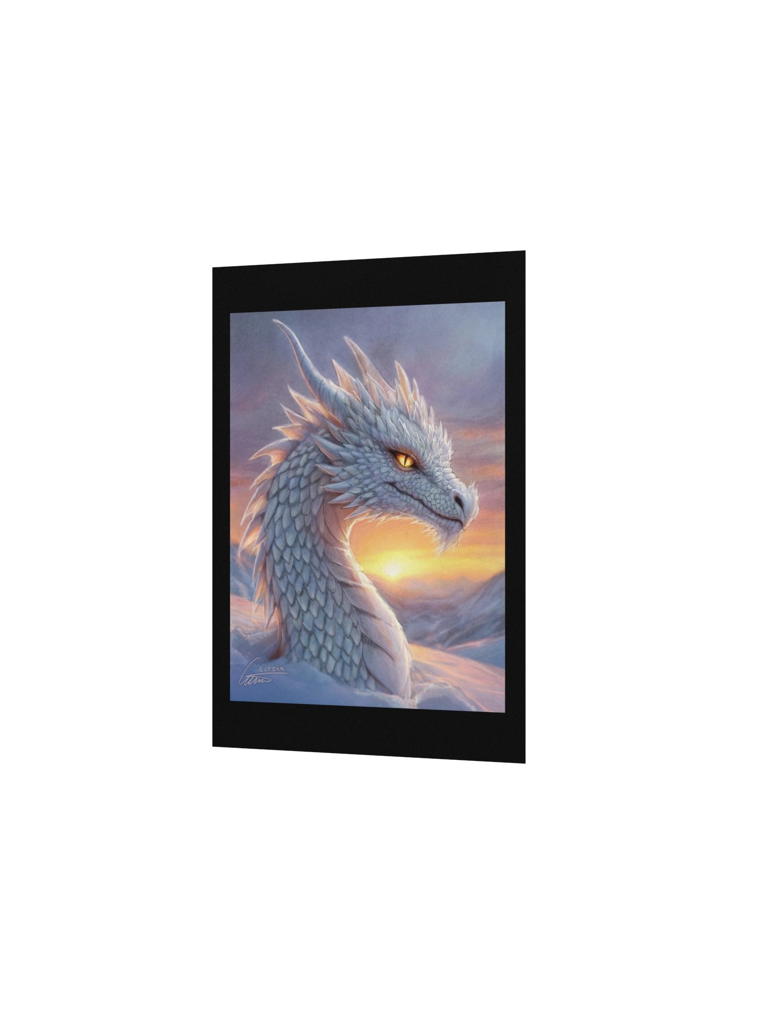 Winter Dragon Matte Print product image (2)