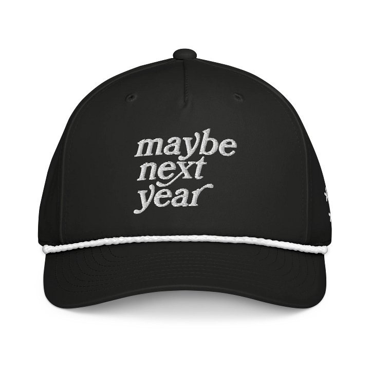Maybe Next Year Script Golf Hat product image (1)