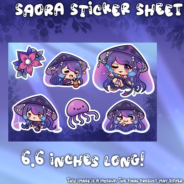 Saora Sticker Sheet product image (1)