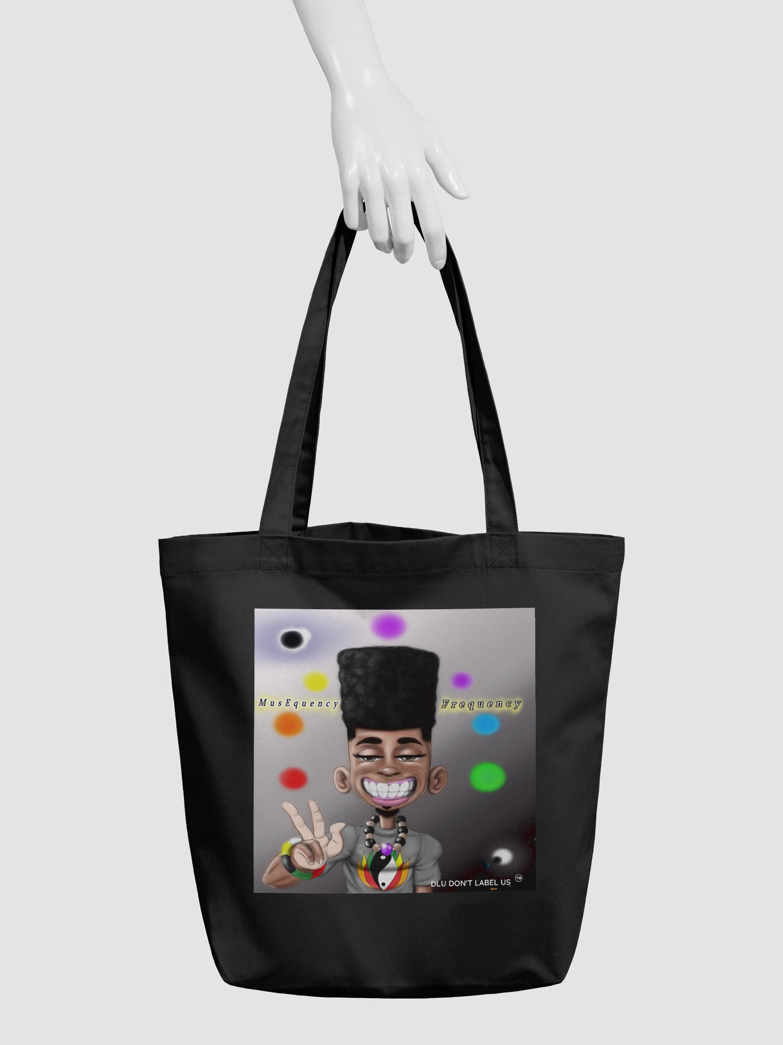 MusEquency Peace Sign Tote Bag product image (6)