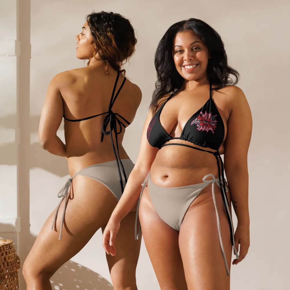 NinjaSpidey Black String Bikini Top product image (5)