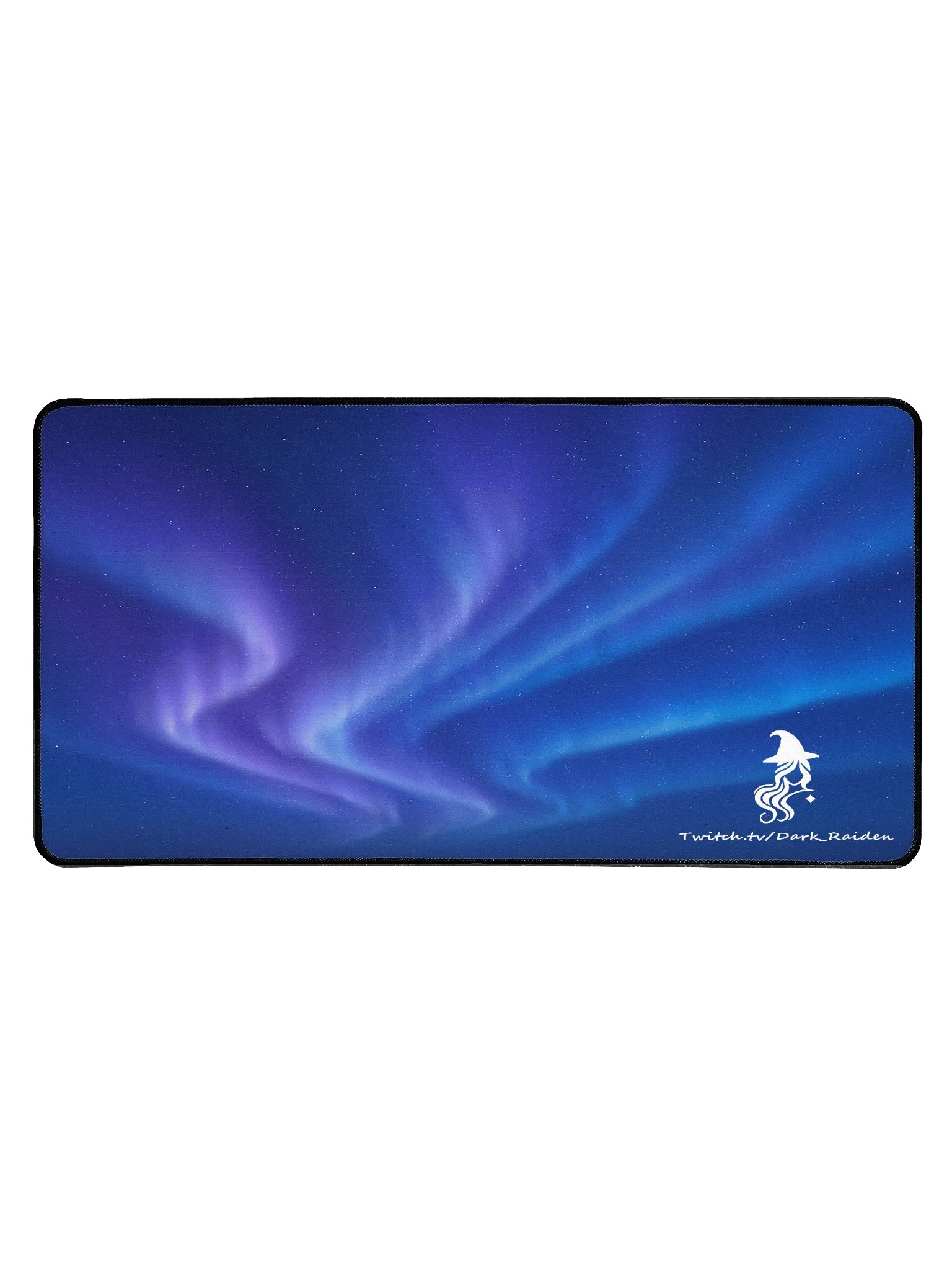 Logo, Aurora Borealis Mouse Mat - Blue & Purple product image (1)