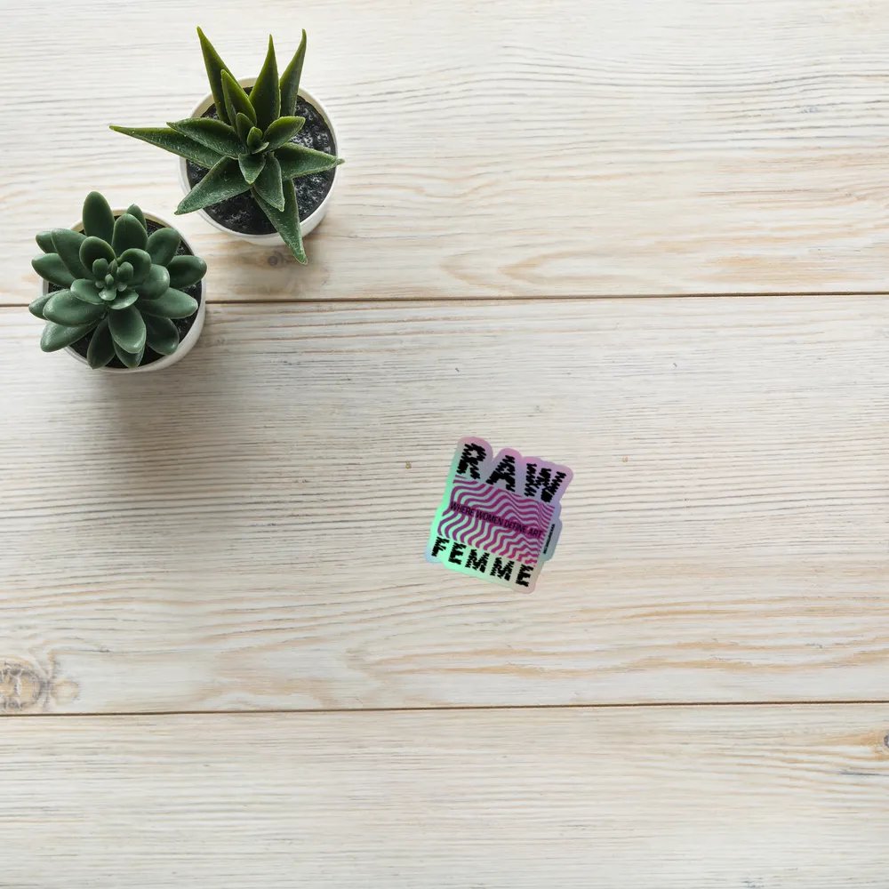 Kiss-Cut Holographic Stickers: Where Women Define Art product image (8)