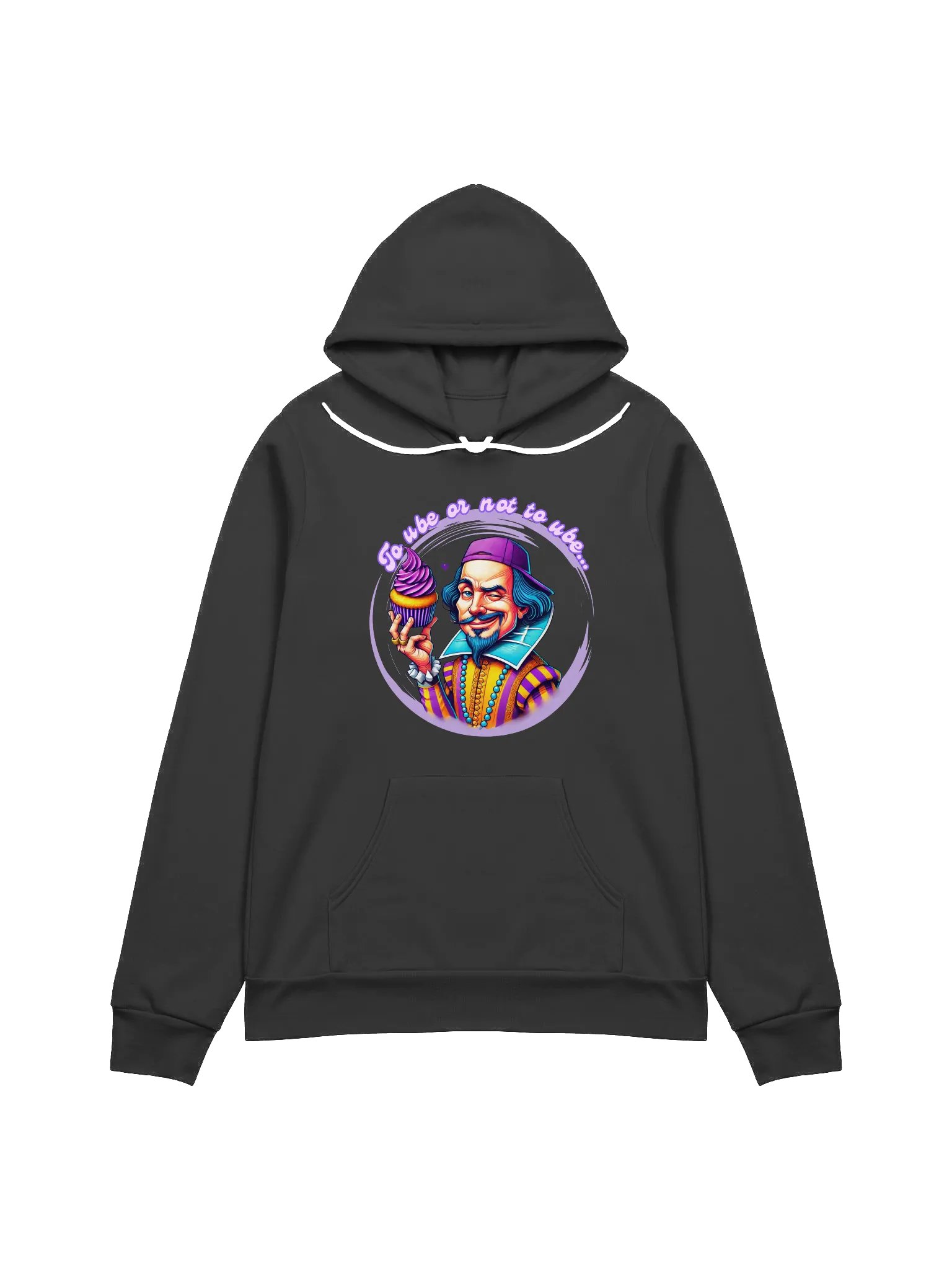 To Ube Or Not... Black Hoodie product image (2)