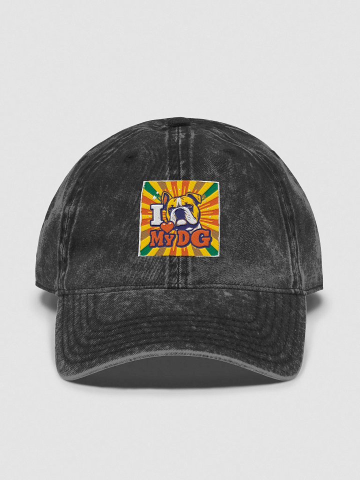 Bulldog Love Dad Hat product image (3)