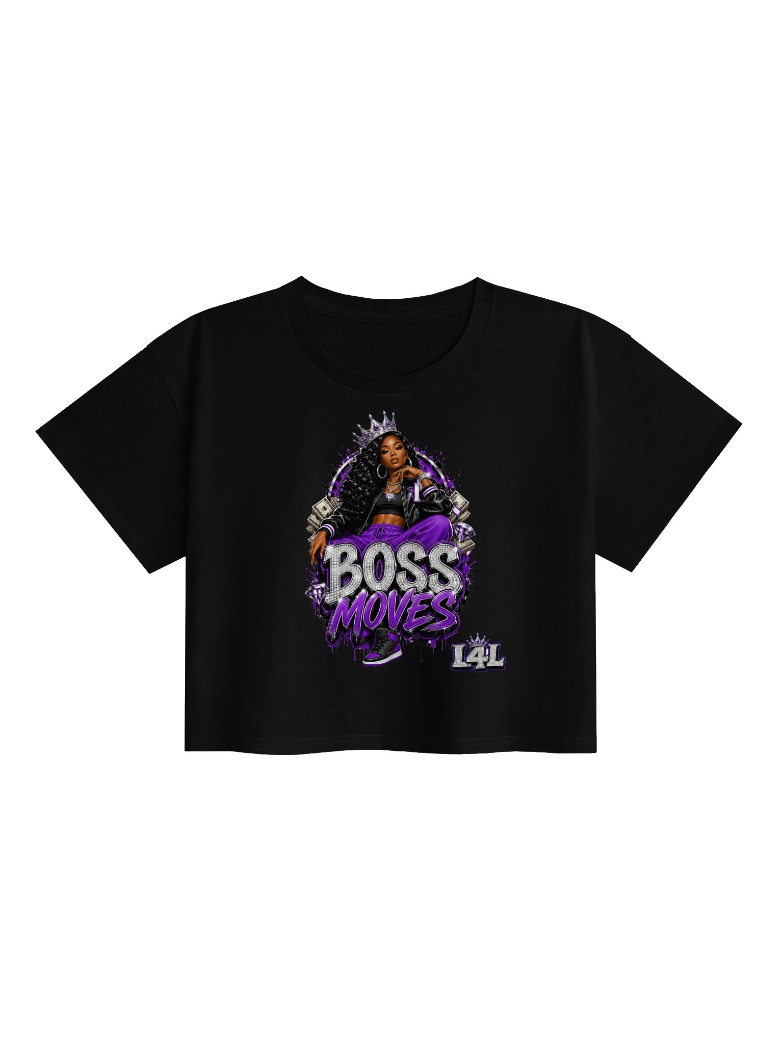 Boss Moves Women’s Premium Crop Top product image (1)