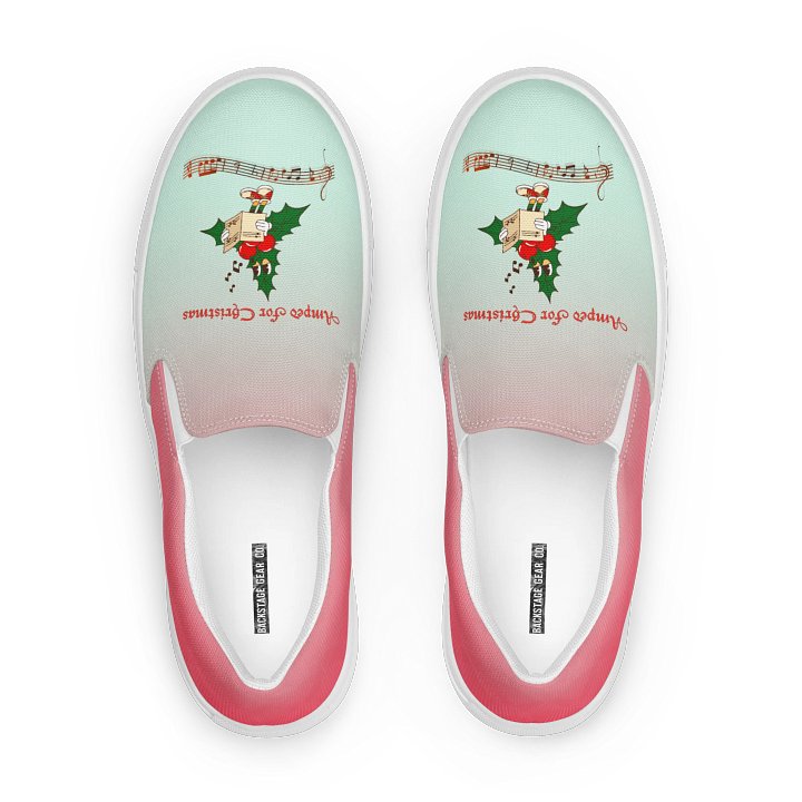 Amped for Christmas Men's Slip-On Shoes product image (1)